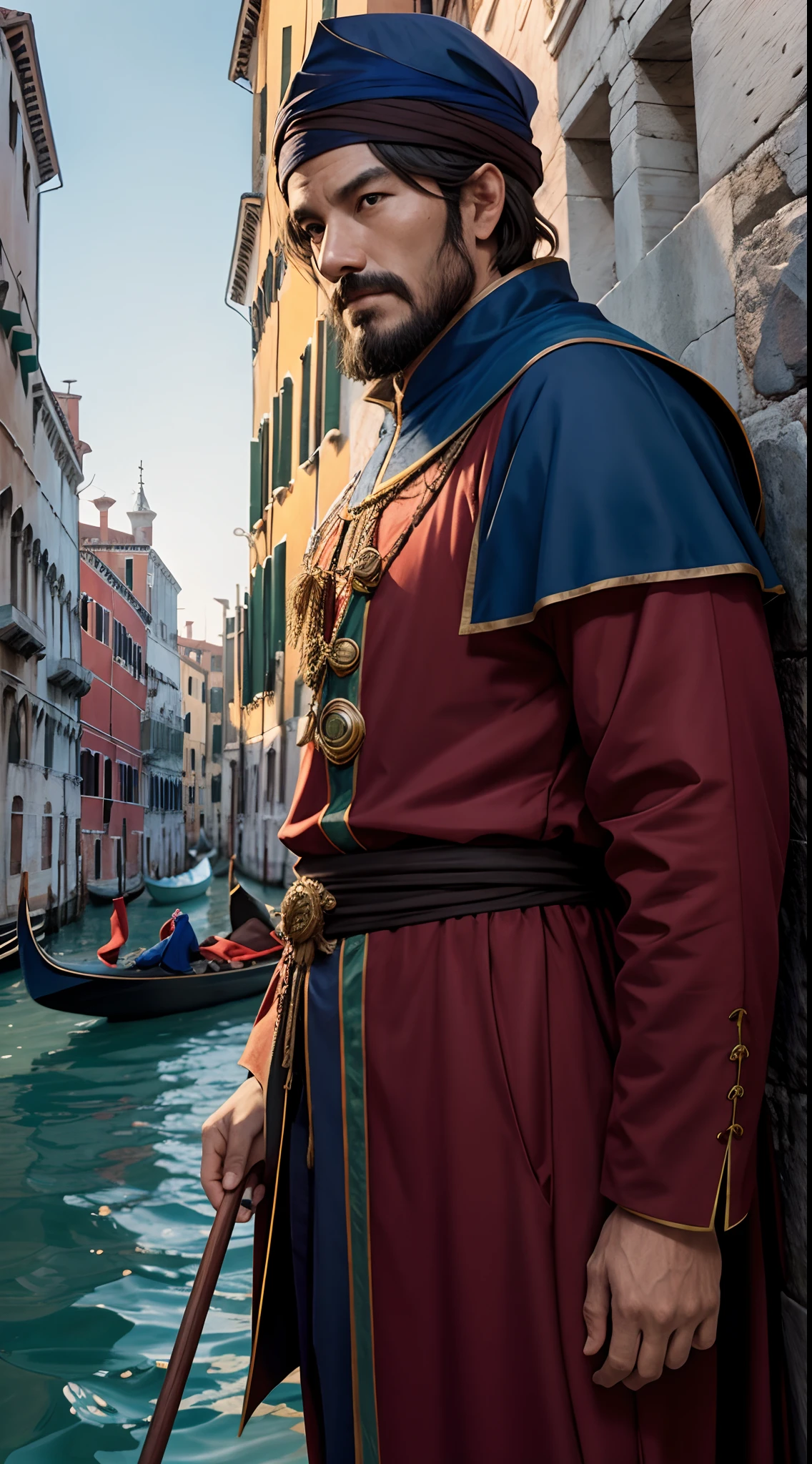 venice man, marco polo, adventurer,