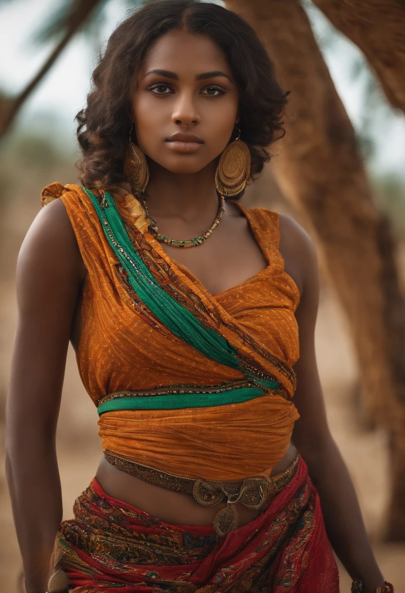 Hija, Africano, negro, Los ojos de Anbar, Cabello largo, 16 to 19 years old ,Use pantalones cortos sexuales ,cuerpo completo, labios carnosos, hermoso pecho y cintura delgada