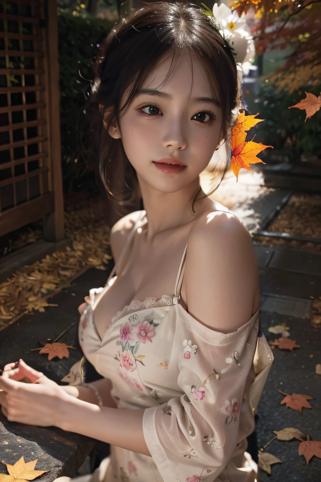 Autumn leaves full of color、Autumn leaves in Japan、Scenery of autumn leaves
