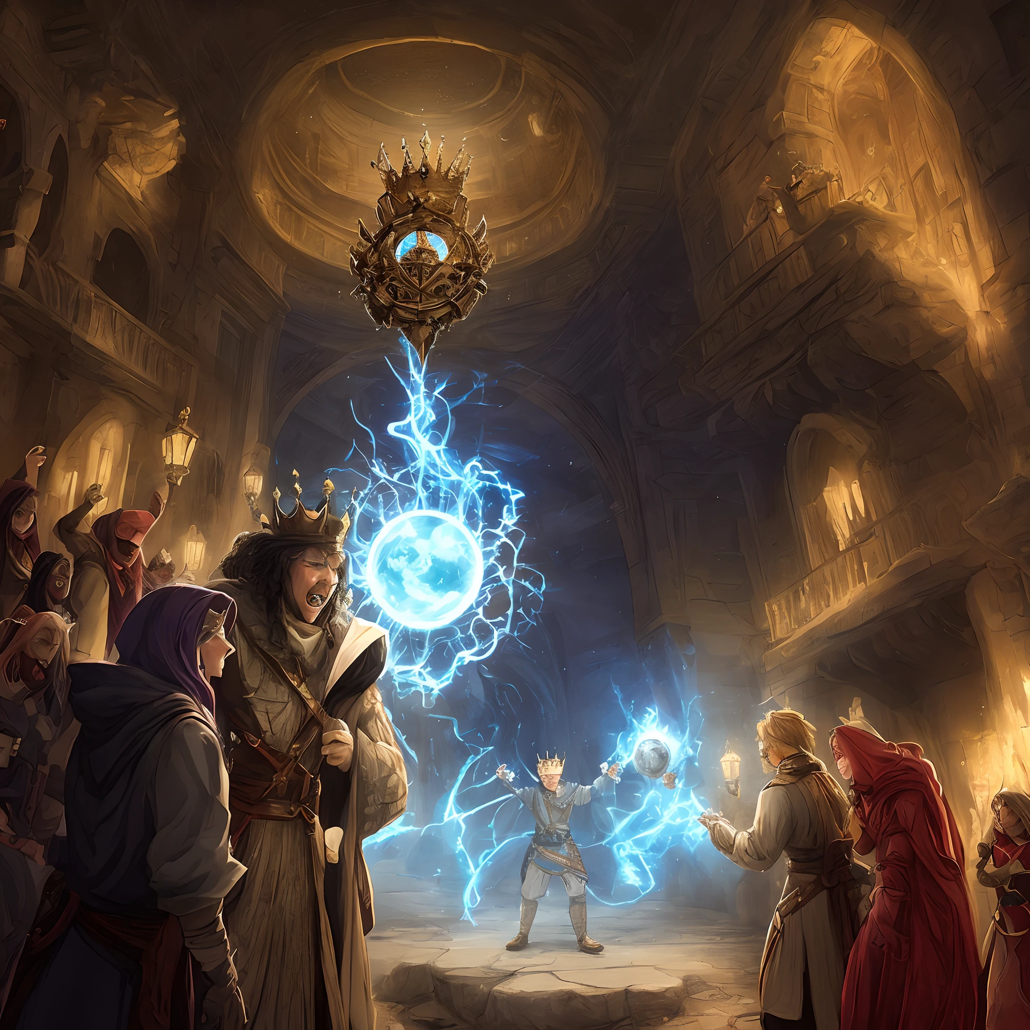 In the climax of the story, after overcoming all the challenges, Jack and his friends found the Crown of Harmony, but were confronted by an evil sorcerer who sought to seize it for his own malicious plans.