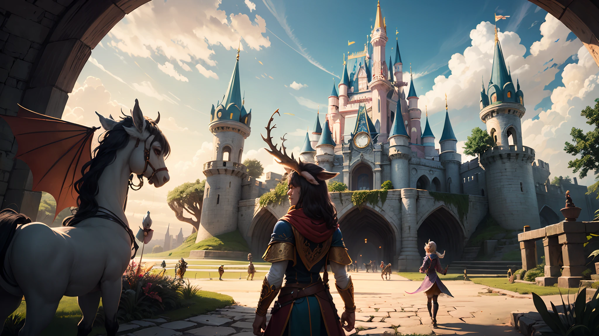 As the story unfolded, the characters learned important lessons about friendship, courage, and unity. They discovered that the true power of the Enchanted Kingdom lay in the harmony between all magical creatures, and that together, they could overcome any obstacle.