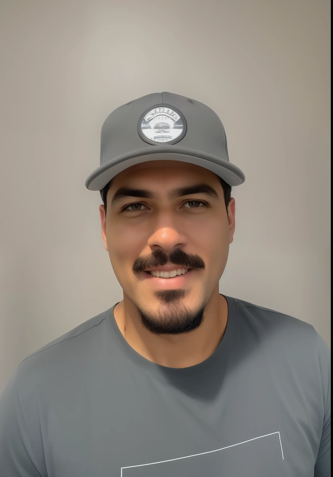 Man with mustache and hat, foto de perfil headshot, Fotografia tirada em 2 0 2 0, foto de perfil profissional, foto oficial do produto, cerca de 3 5 anos, foto portait foto de perfil, ástor alexander, foto retrato, foto de perfil, Foto realista, Carmelo Blandino, foto de perfil, david rios ferreira, wearing baseball cap
