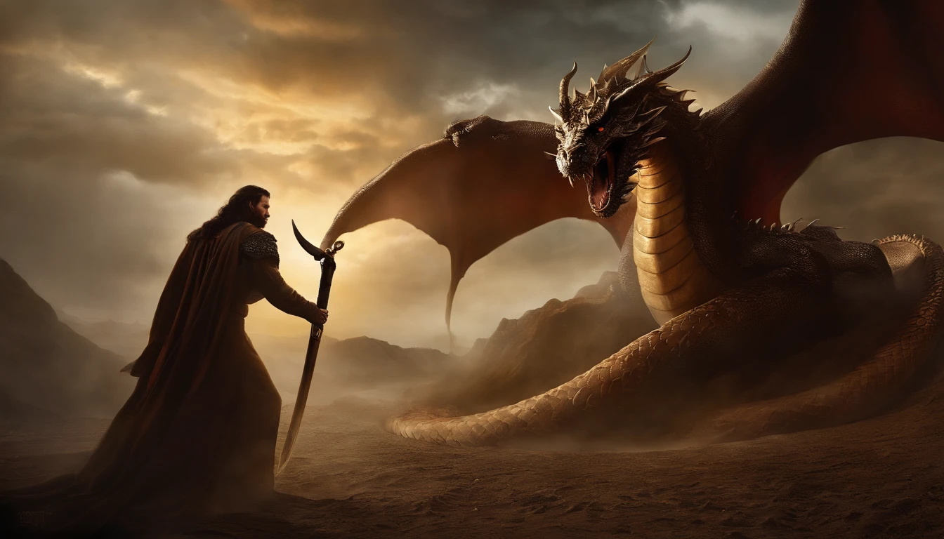 Then the angel caught the dragon and put it in chains,It was an old snake, And the devil, and Satan, Bound him for a thousand years.
They threw them into an endless deep pit, Locked them up, And he sealed them up so that they would not dazzle the nations until the end of the millennium.
A scene from Revelation 20 in the Bible