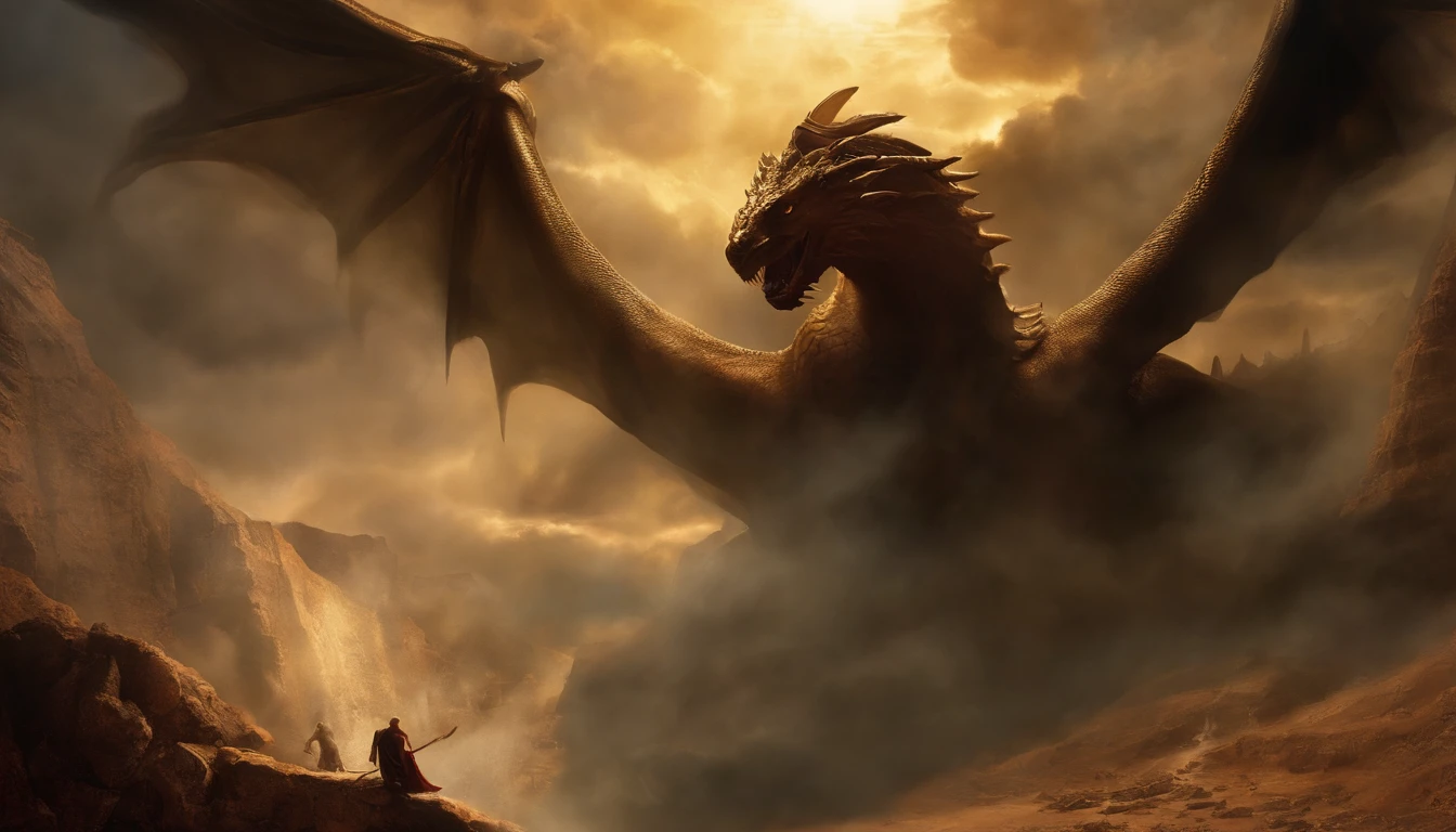 Then the angel caught the dragon and put it in chains,It was an old snake, And the devil, and Satan, Bound him for a thousand years.
They threw them into an endless deep pit, Locked them up, And he sealed them,, He did not allow the nations to be dazzled until the end of the millennium.
A scene from Revelation 20 in the Bible