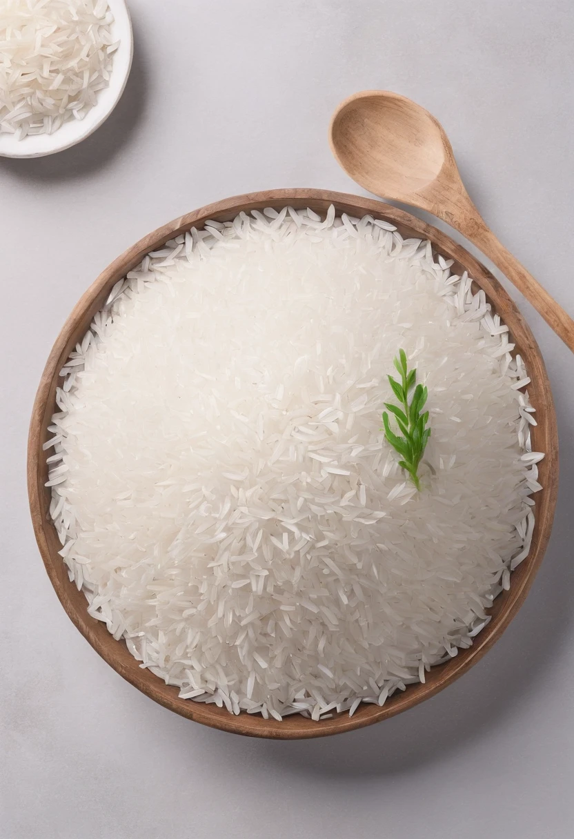 (Best quality: 1.2, masterpice: 1.2), Vibrant, realistic, dramatic and dark 8K photo: 1.37, ((Broken rice)) Japanese food, natural background