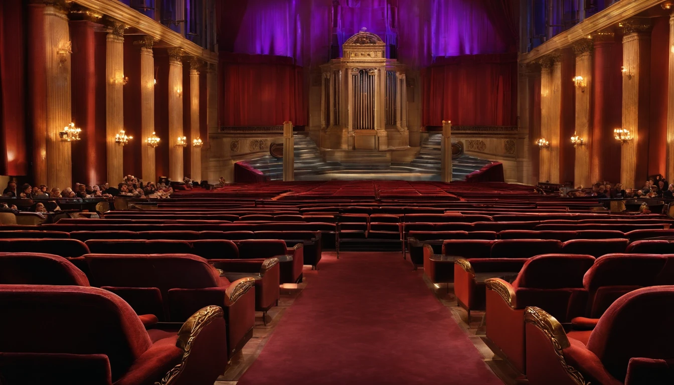 I also saw a lot of high seats and people sitting on them. They had the power to judge.