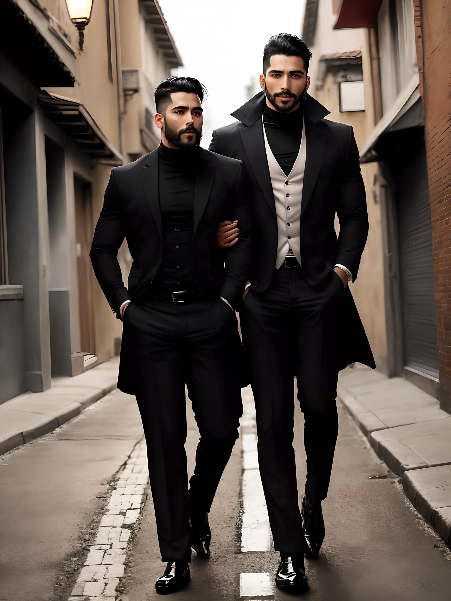 solamente, lobo, (((cuerpo negro, todo de pelaje negro, Sin pelaje blanco, No coat pattern, piel lisa, Pelaje negro liso, pelaje negro))), hocico, hocico largo, dientes, Sonriendo, chubby, macho maduro, Figura paterna, dilf, papi, Colmillos, cintura ancha, hombros anchos, muslos fuertes, dientes blancos, cabello negro, pelo muy corto, barba, Manos grandes, Manos detalladas, Manos bien dibujadas, bulto grande, Protuberancia detallada, entrepierna detallada, Contorno de protuberancia, Esquema gential detallado, ropa interior, street alley, Noche, Dramatic lighting, En pie.