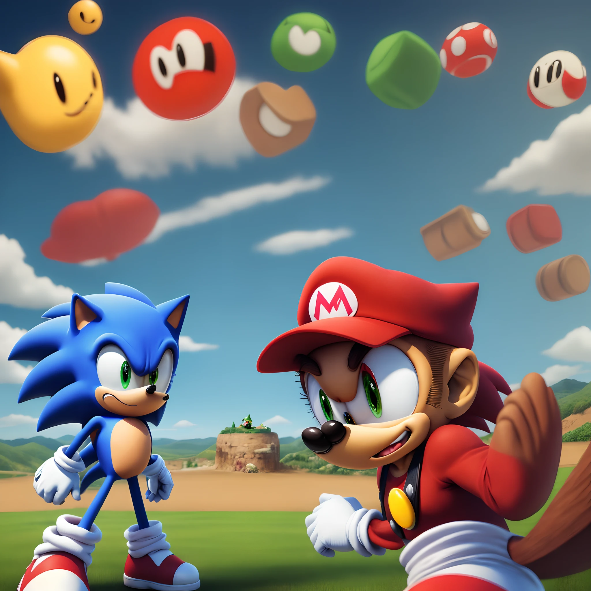 sonic and mario