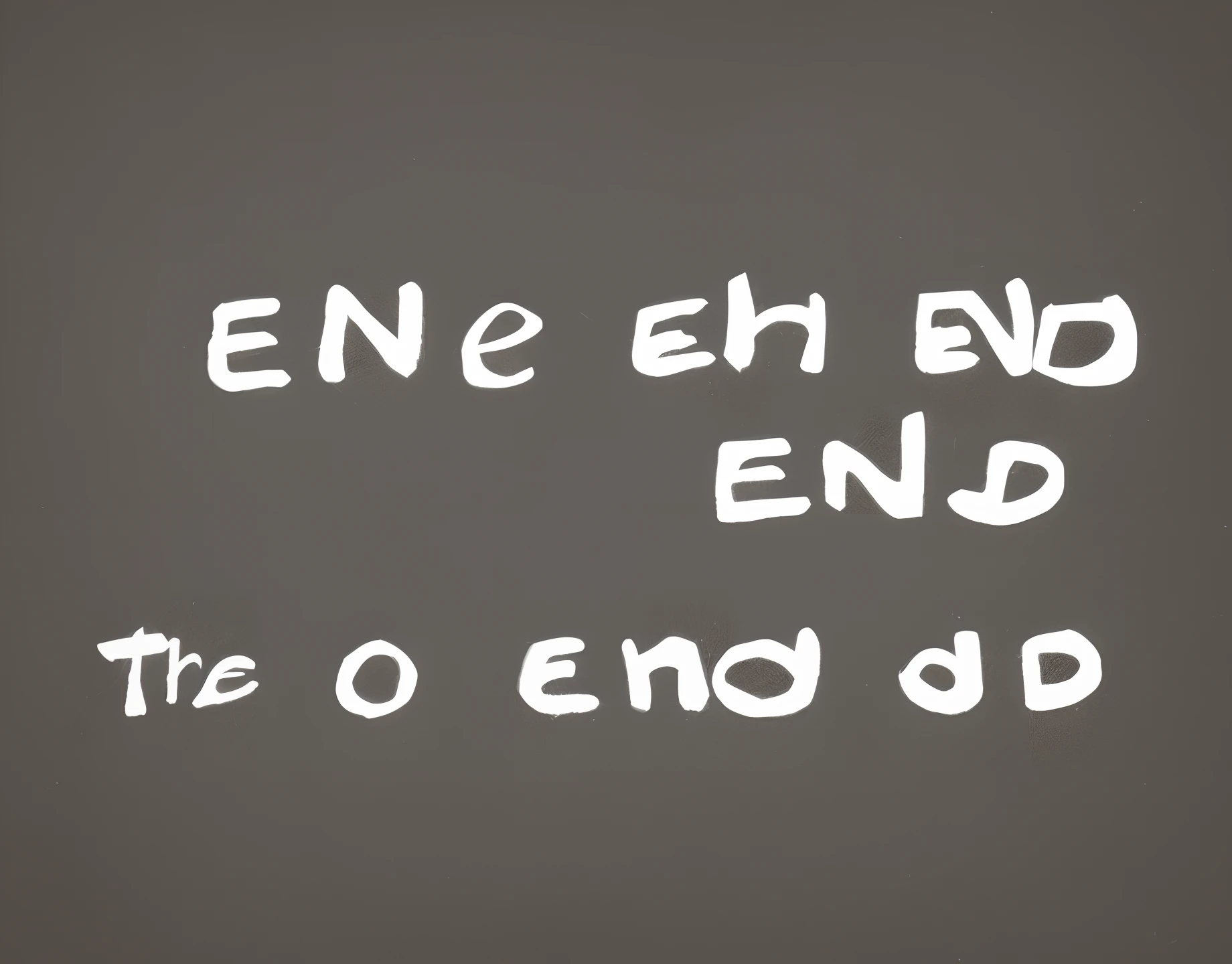 The end