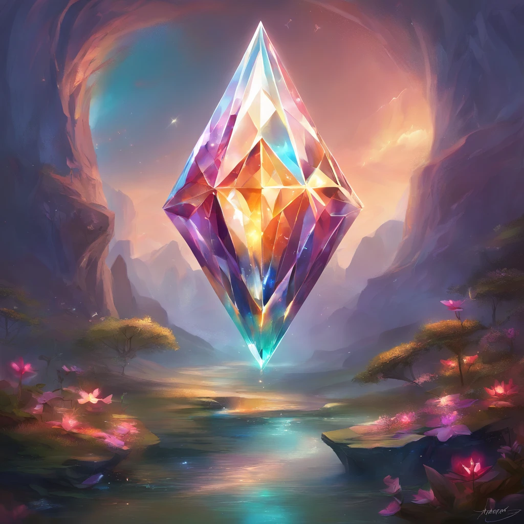 Diamond-shaped diamonds,gameicon,concept-art