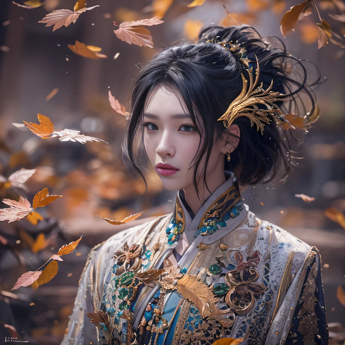 32KNSFW(tmasterpiece,k hd,hyper HD,NSFW)Flowing short hair,Backroom pond,zydink, a color, Asian people (A unicorn), (Silk scarf), Combat posture, looking at viewert, Glossy black floating hair, Hanfu, Chinese clothes, longer sleeves, (abstract ink splash:1.2), white backgrounid,Horse unicorn beast(realisticlying:1.4),Fallen leaves flutter,The background is pure, A high resolution, the detai NSFW, RAW photogr NSFW, Sharp Re, Nikon D850 Film Stock Photo by Jefferies Lee 4 Kodak Portra 400 Camera F1.6 shots, Rich colors, ultra-realistic vivid textures, Dramatic lighting, Unreal Engine Art Station Trend, cinestir 800,NSFW