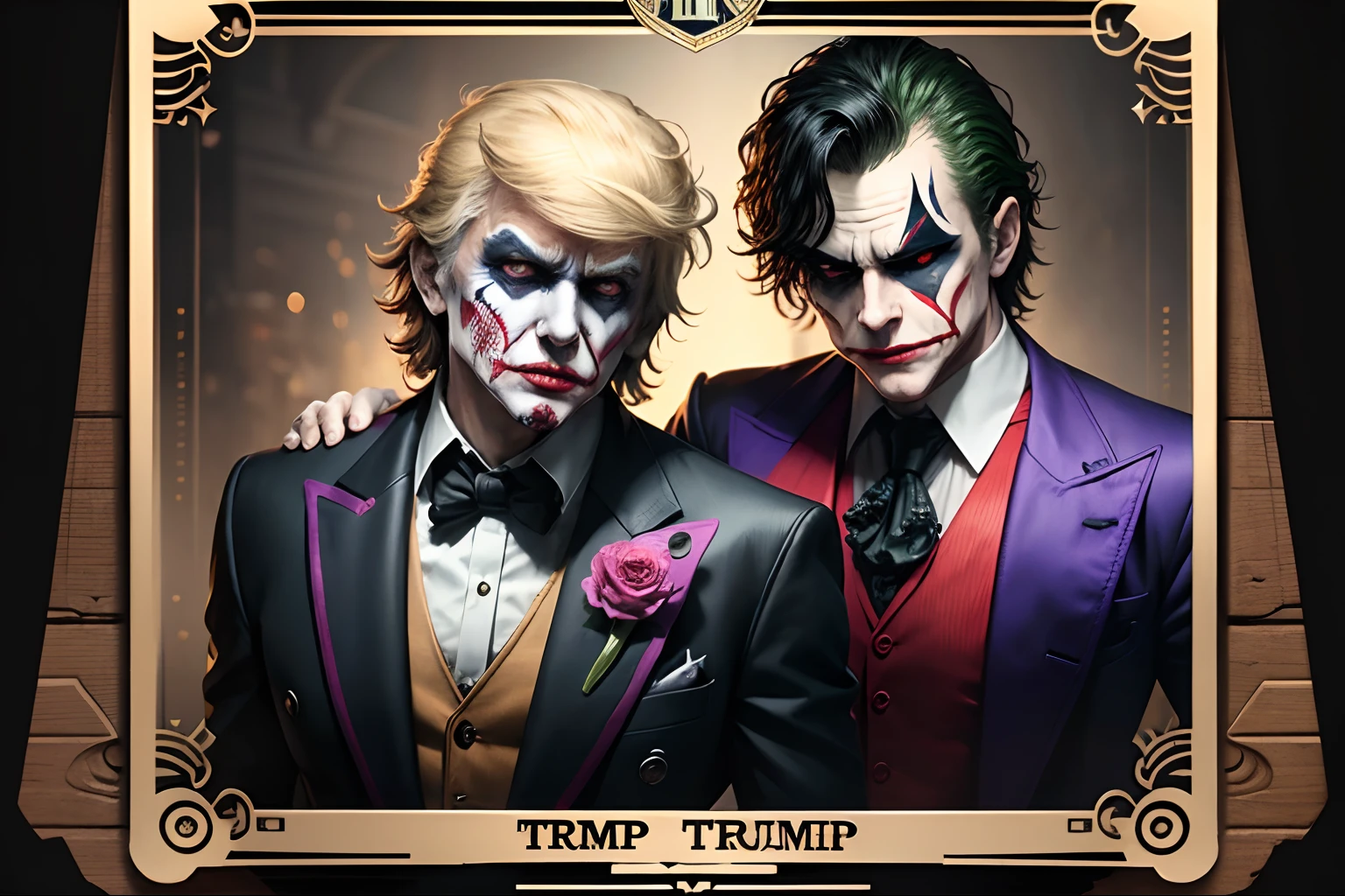 trump card joker, masterpiece, super detail, best quality