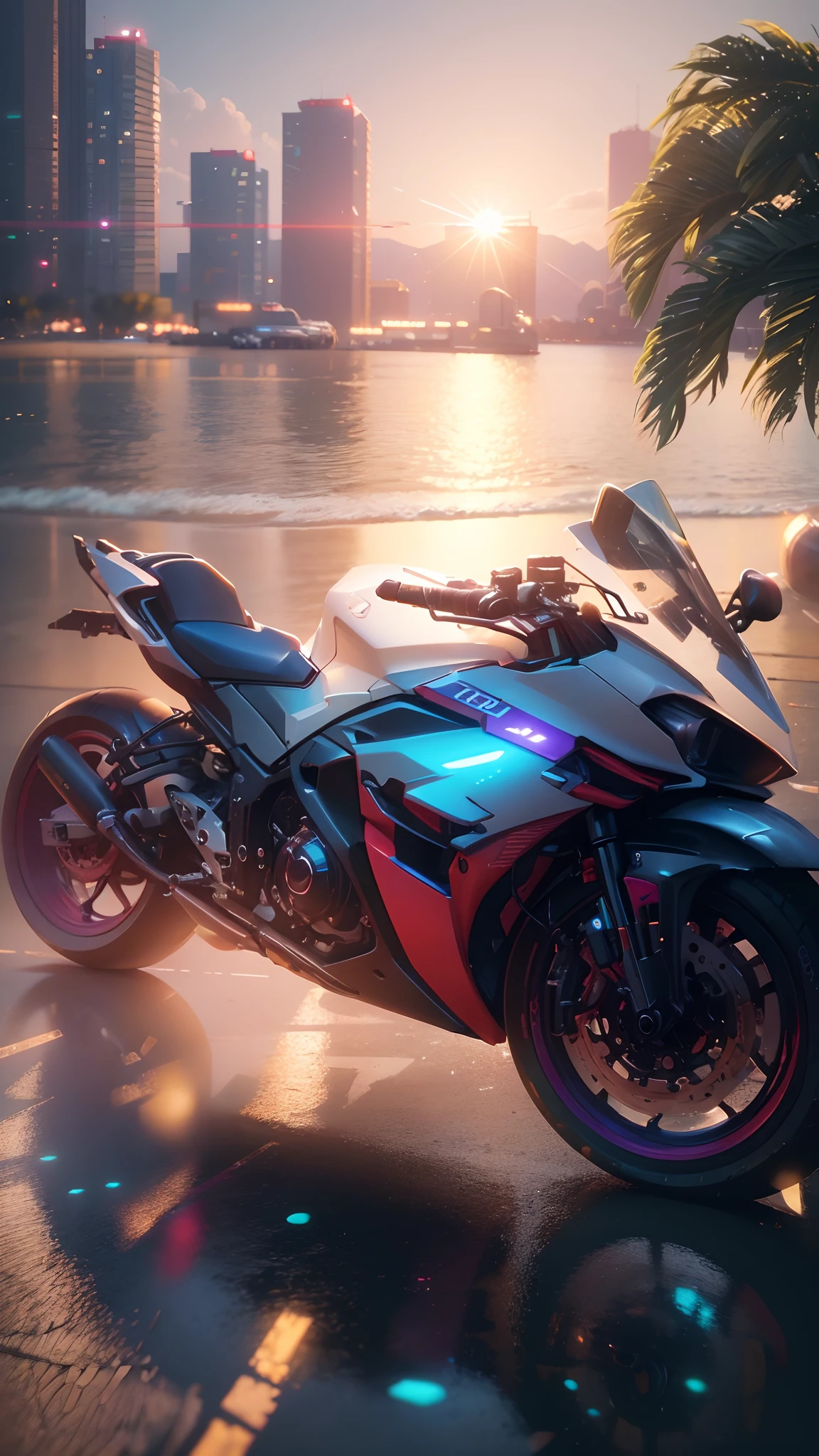 (hiperrealisme:1.1),(detail:1.2)8k,cyberpunk, 8k, ultra realistic, check background,bokeh