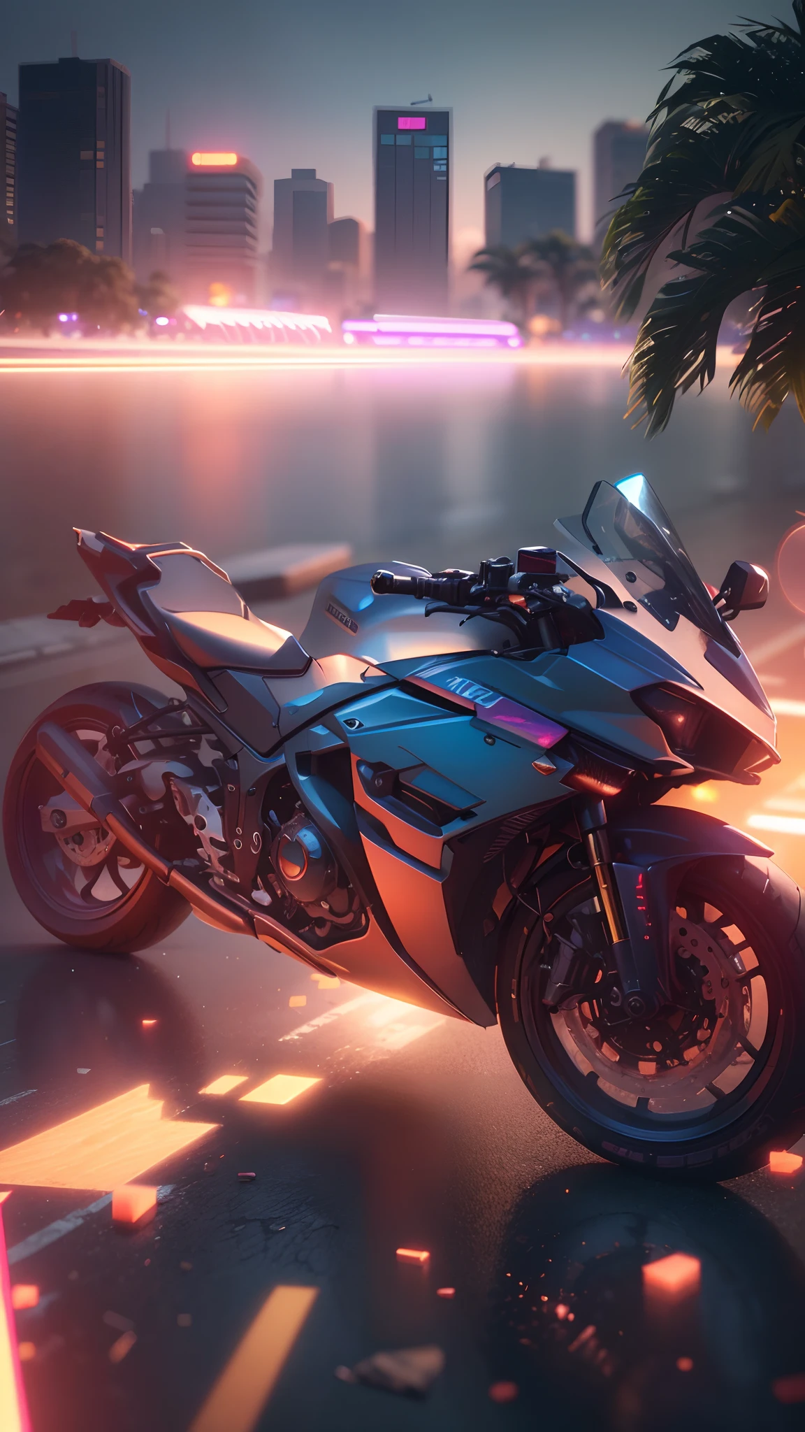 (hiperrealisme:1.1),(detail:1.2)8k,cyberpunk, 8k, ultra realistic, check background,bokeh