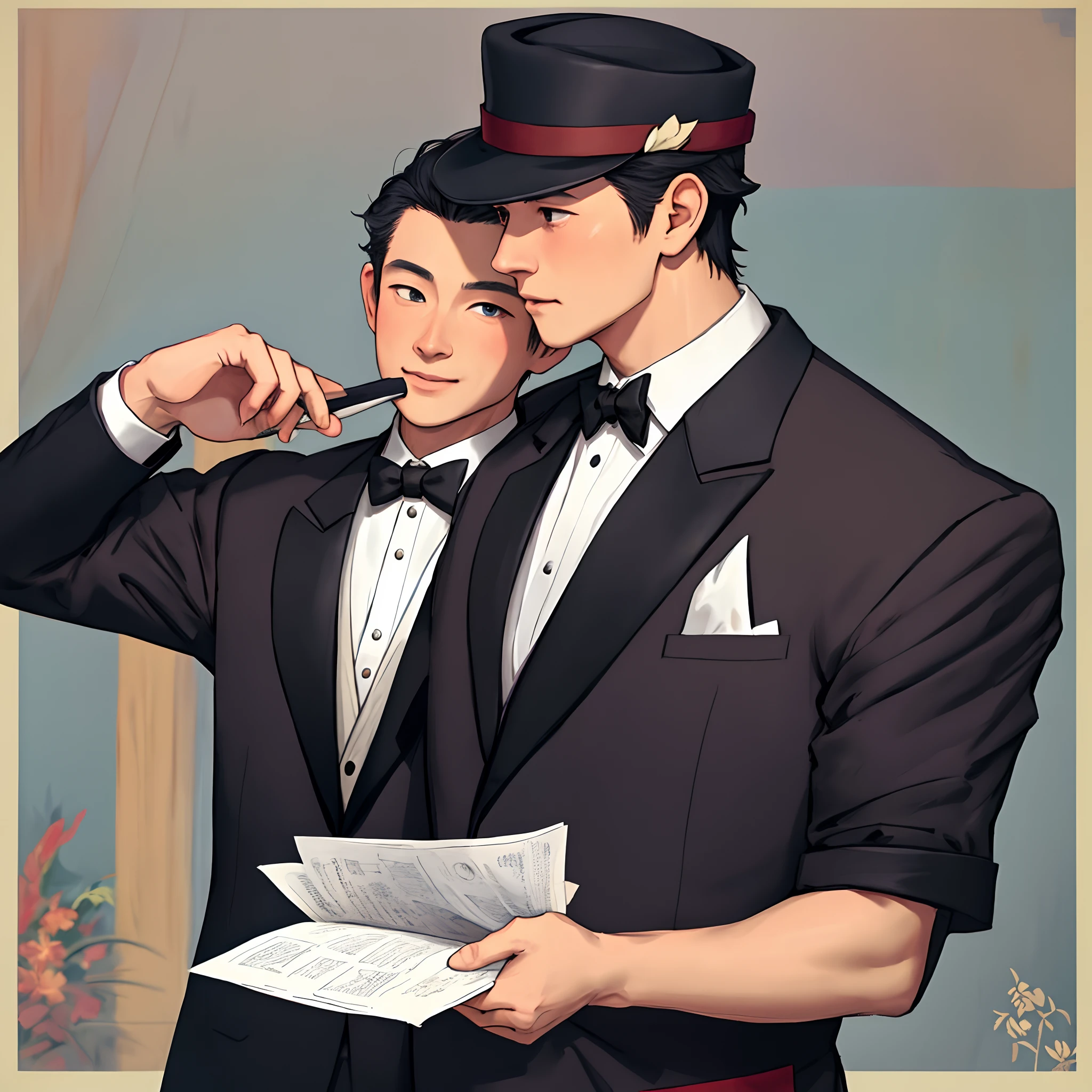 Learn hats、Uncle、tuxedo