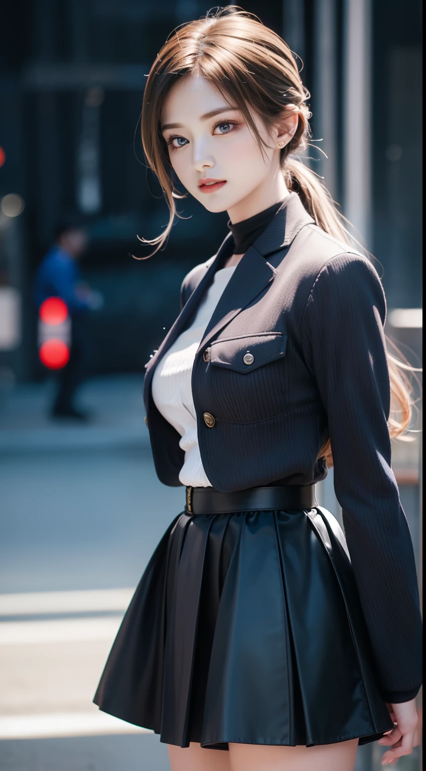 (RAW Photos,top-quality),Full body like,Discreet uniform,(realisticlying,realisticlying:1.3),top-quality,tmasterpiece,Very fine and beautiful,ighly detailed,nffsw,unified,2k wallpaper,Wonderful,beautifuldetails,tmasterpiece,dynamicposes,top-quality,Highly detailed ticker Unity 8k wallpaper,,