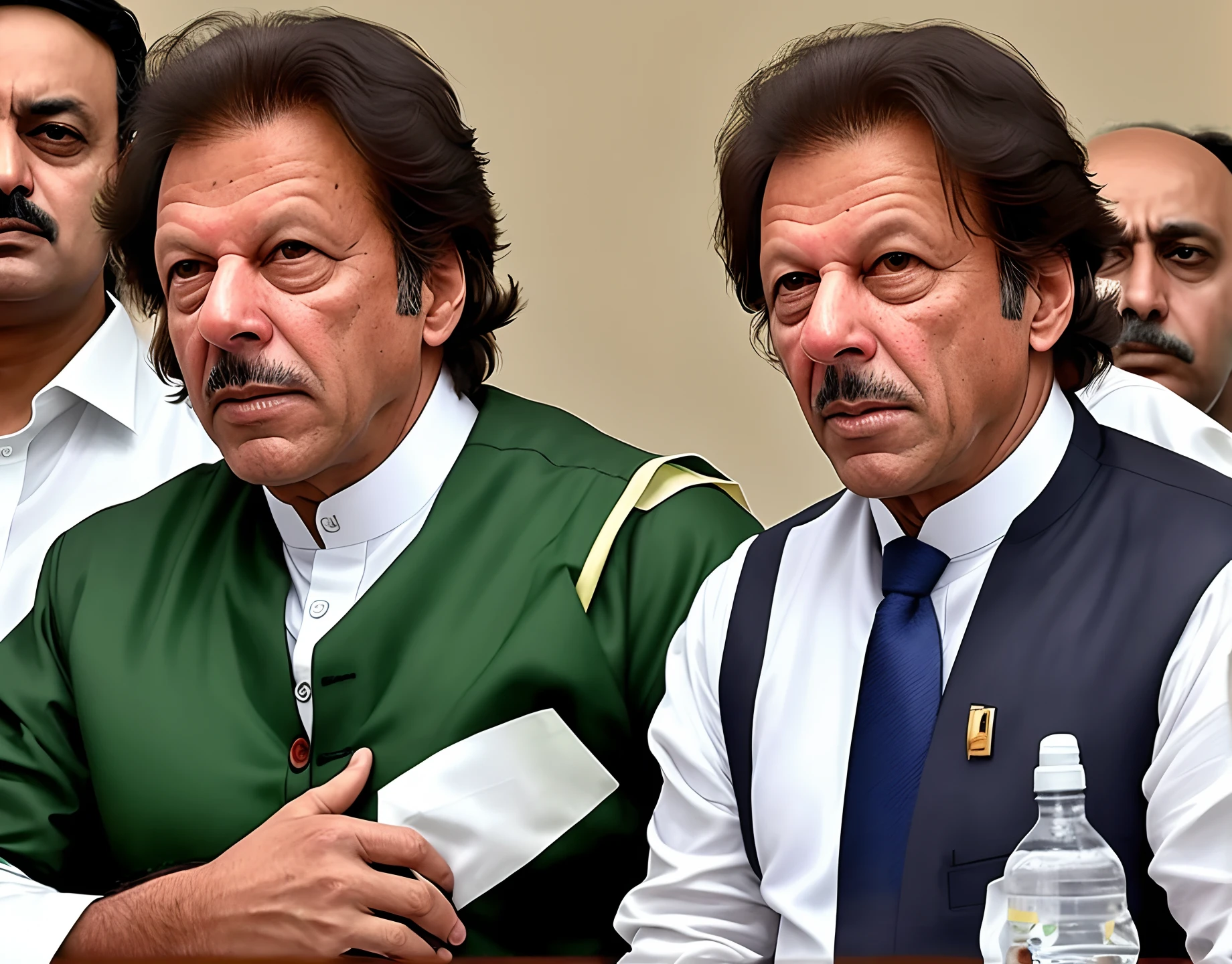 Picture of Pakistan prime minister imran khan in jail