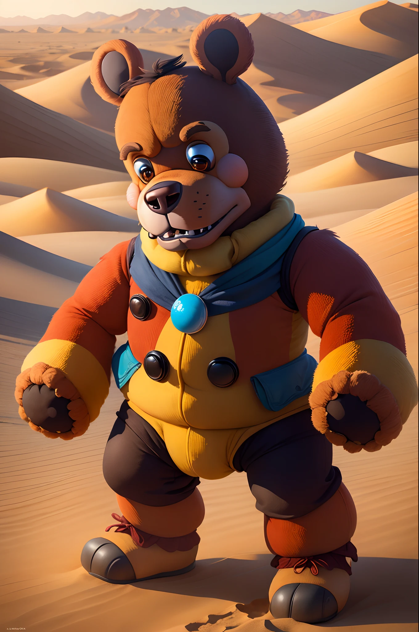 freddy fazbear in the desert