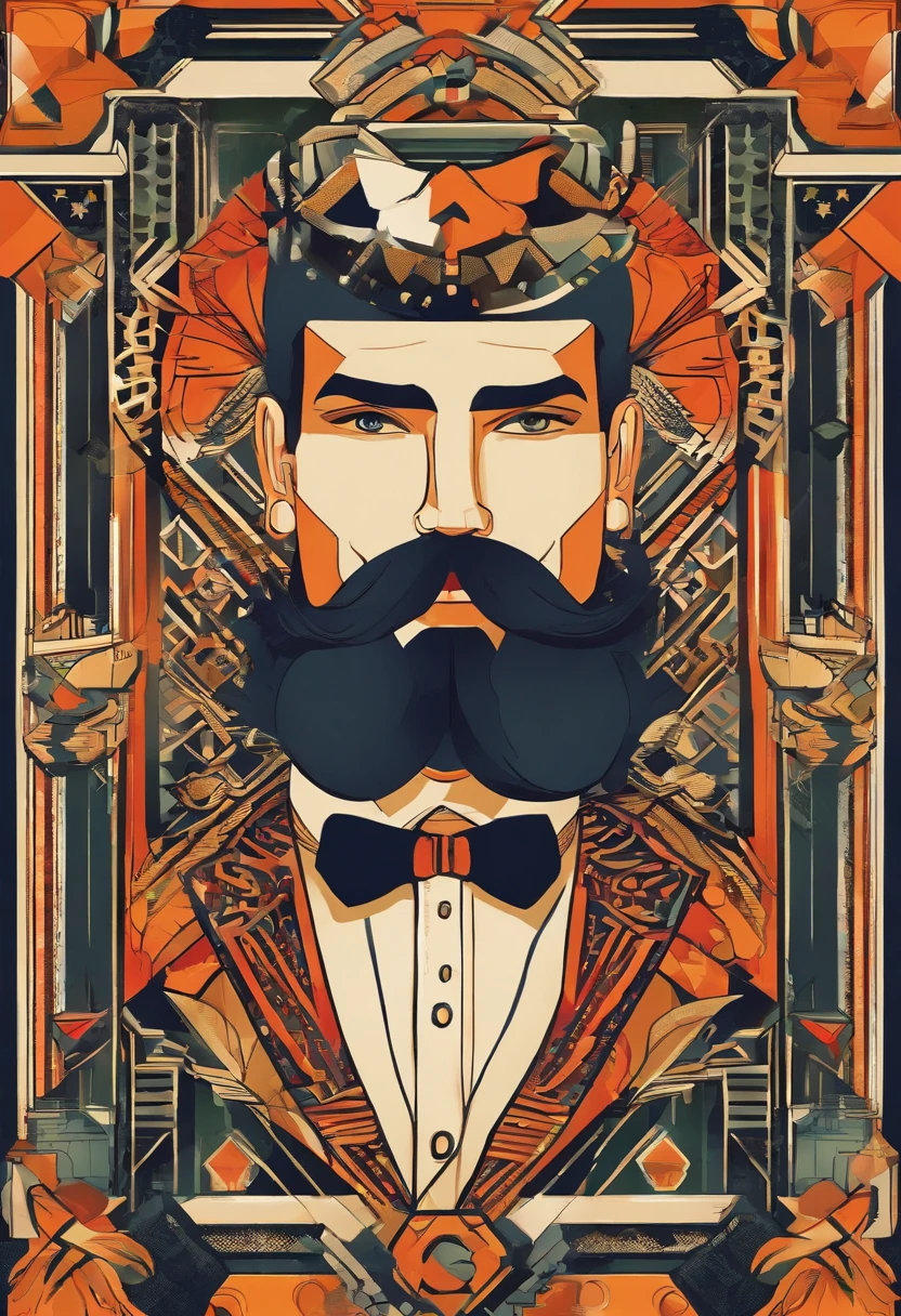 jovem 18 anos brasileiro moreno claro cavanhaque e bigode fiin 8 bits