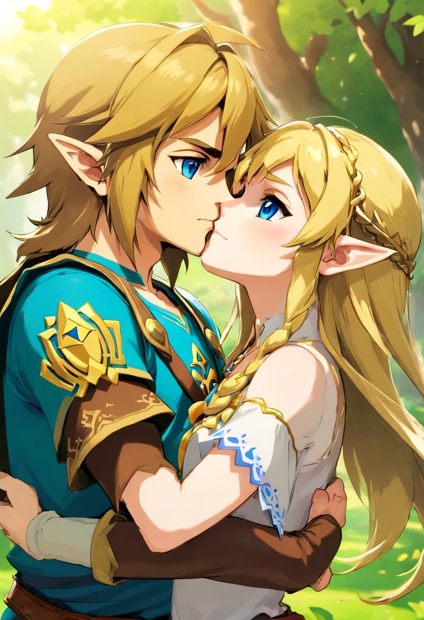 LilKingKeith from Twitter Kissing Link from Legend of Zelda, 2 guys