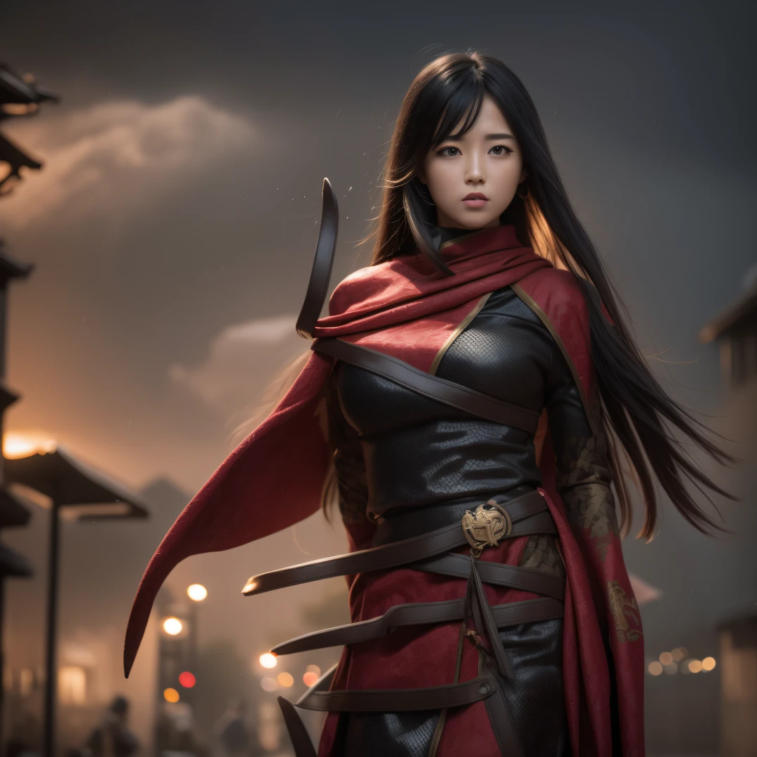 CG blockbuster，Asian woman poses in colorful bikini, photorealistic anime girl rendering, detailed face of a asian girl, 3 d anime realistic, Smooth anime CG art, Realistic. Cheng Yi, Realistic anime 3 D style, render of a cute 3d anime girl, Rendu portrait 8k, 3 D rendering character art 8 K, Kawaii realistic portrait， （Linen batik scarf）， Angry fighting stance， looking at the ground， Batik linen bandana， Chinese python pattern long-sleeved garment， rainbowing（Abstract propylene splash：1.2）， Dark clouds lightning background，废墟（realisticlying：1.4），Black color hair，Flour fluttering，Telephoto lens high， A high resolution， the detail， RAW photogr， Sharp Re， Nikon D850 Film Stock Photo by Jefferies Lee 4 Kodak Portra 400 Camera F1.6 shots, Rich colors, ultra-realistic vivid textures, Dramatic lighting，8K quality, Girls，Backstreets， Dark clouds lightning background（realisticlying：1.4），Black color hair，， RAW photogr， Sharp Re， Nikon D850 Film Stock Photo by Jefferies Lee 4 Kodak Portra 400 Camera F1.6 shots, Rich colors, ultra-realistic vivid textures, Drama lamp film CG society。,，Tropical canyon battle scene、Chinese big breasts、Vintage trench coat、three kingdom、ember、100 people、Faraway view、intense battles、high detal、masuter piece、NSFW，Multi-layered long-sleeved gauze garment，Quick-drying vest，Colorful cotton and linen sweater，Red and black snake cloak cloak，Doomsday ruins（废墟）Climb the streets（Armageddon）eyes filled with angry，He clenched his fists