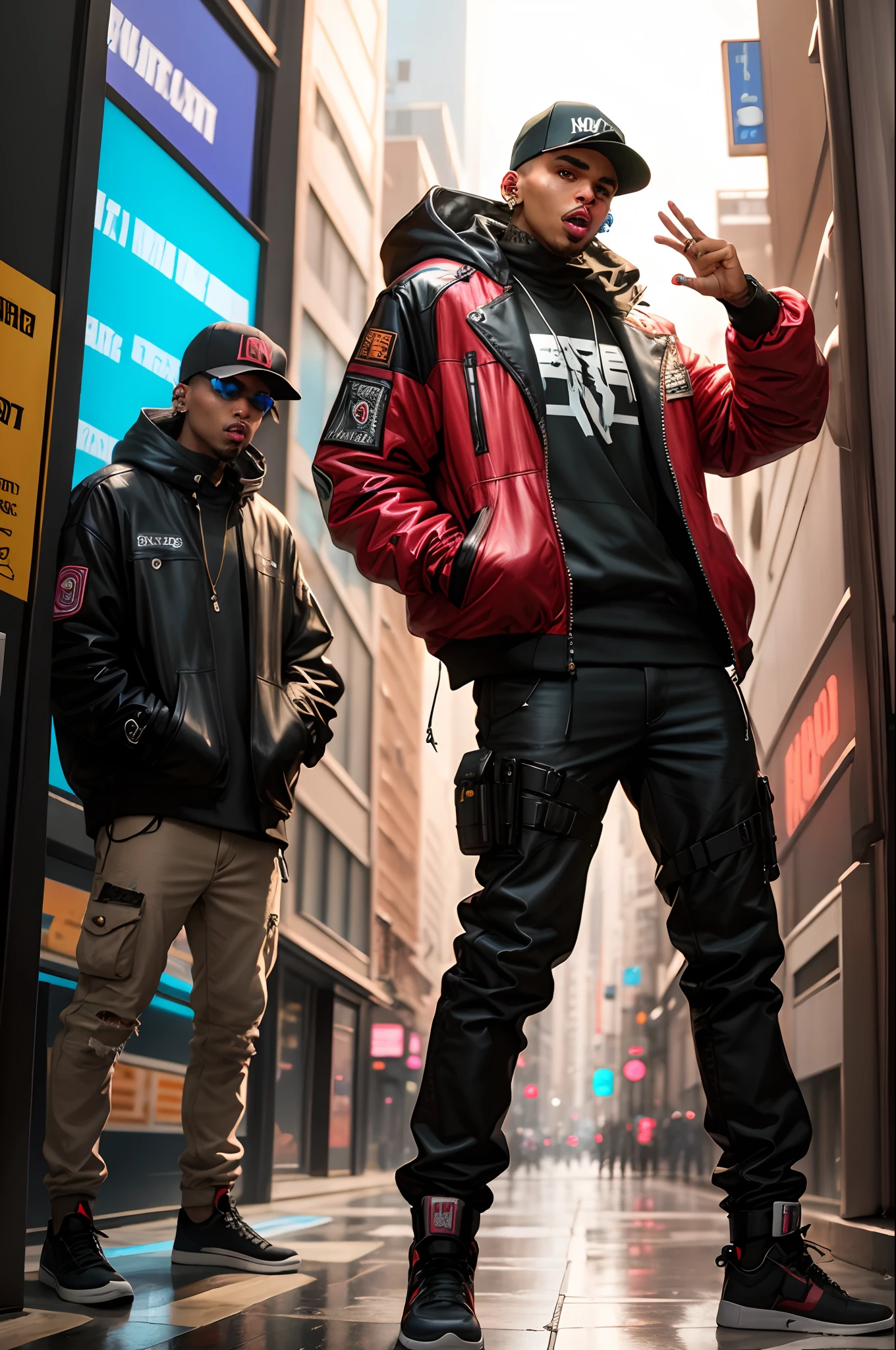 Chris brown cyberpunk
