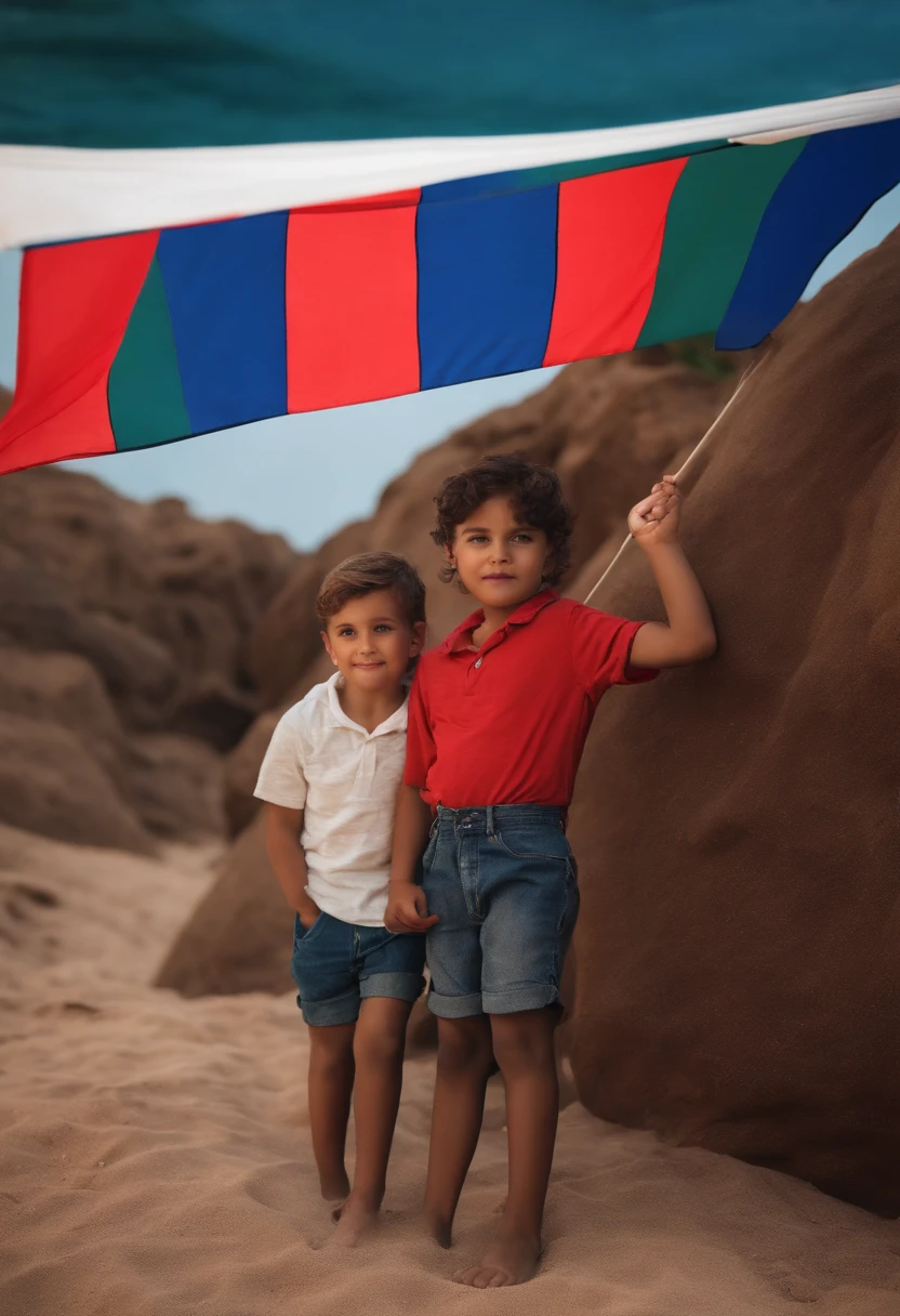 Boy with palistine flag