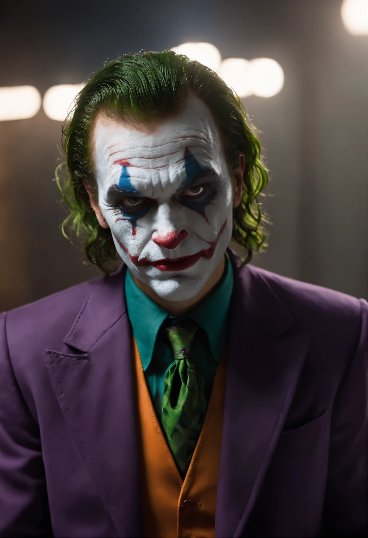 joker wearing silver chain inside a floating bubble and writing CRXGOV in place of a Flag