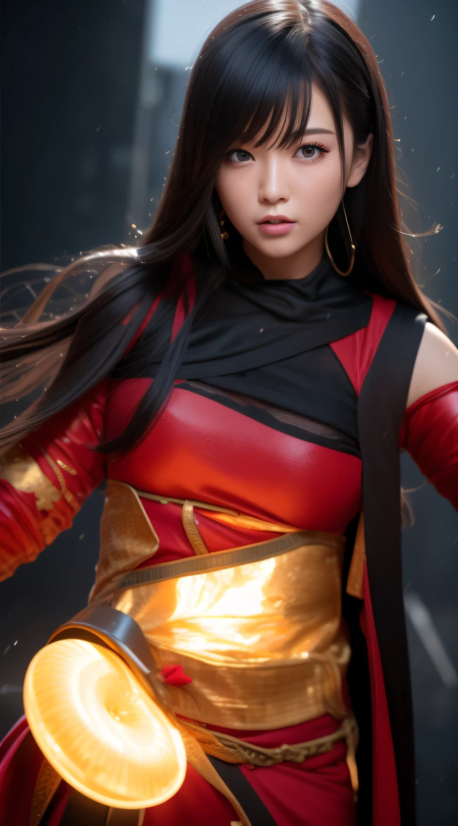 CG blockbuster,Asian woman poses in colorful bikini, photorealistic anime girl rendering, detailed face of a asian girl, 3 d anime realistic, Smooth anime CG art, Realistic. Cheng Yi, Realistic anime 3 D style, render of a cute 3d anime girl, Rendu portrait 8k, 3 D rendering character art 8 K, Kawaii realistic portrait, (Linen batik scarf), Angry fighting stance, looking at the ground, Batik linen bandana, Chinese python pattern long-sleeved garment, rainbowing(Abstract propylene splash:1.2), Dark clouds lightning background,废墟(realisticlying:1.4),Black color hair,Flour fluttering,Telephoto lens high, A high resolution, the detail, RAW photogr, Sharp Re, Nikon D850 Film Stock Photo by Jefferies Lee 4 Kodak Portra 400 Camera F1.6 shots, Rich colors, ultra-realistic vivid textures, Dramatic lighting,8K quality, Girls,Backstreets, Dark clouds lightning background(realisticlying:1.4),Black color hair,, RAW photogr, Sharp Re, Nikon D850 Film Stock Photo by Jefferies Lee 4 Kodak Portra 400 Camera F1.6 shots, Rich colors, ultra-realistic vivid textures, Drama lamp film CG society。,,Tropical canyon battle scene、Chinese big breasts、Vintage trench coat、three kingdom、ember、100 people、Faraway view、intense battles、high detal、masuter piece、NSFW,Multi-layered long-sleeved gauze garment,Quick-drying vest,Colorful cotton and linen sweater,Red and black snake cloak cloak,Doomsday ruins(废墟)Climb the streets(Armageddon)eyes filled with angry,He clenched his fists