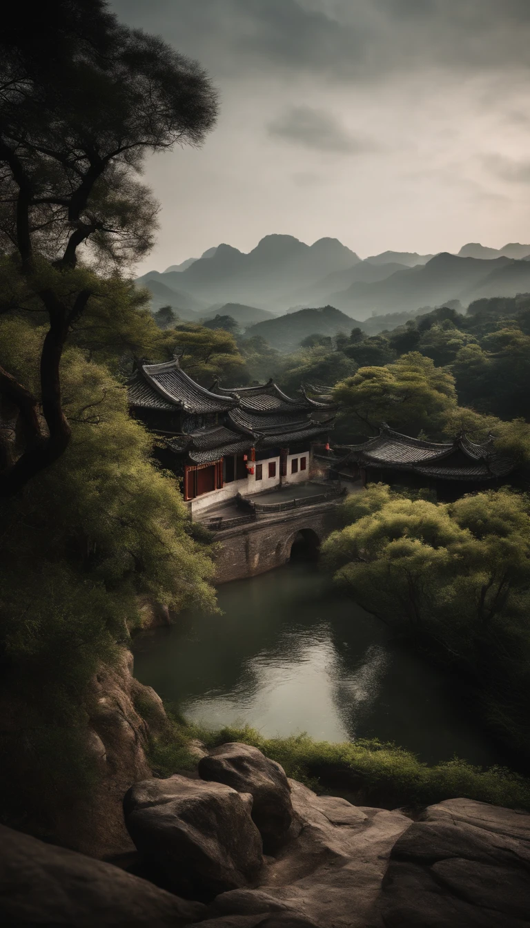 Traditional Chinese landscape