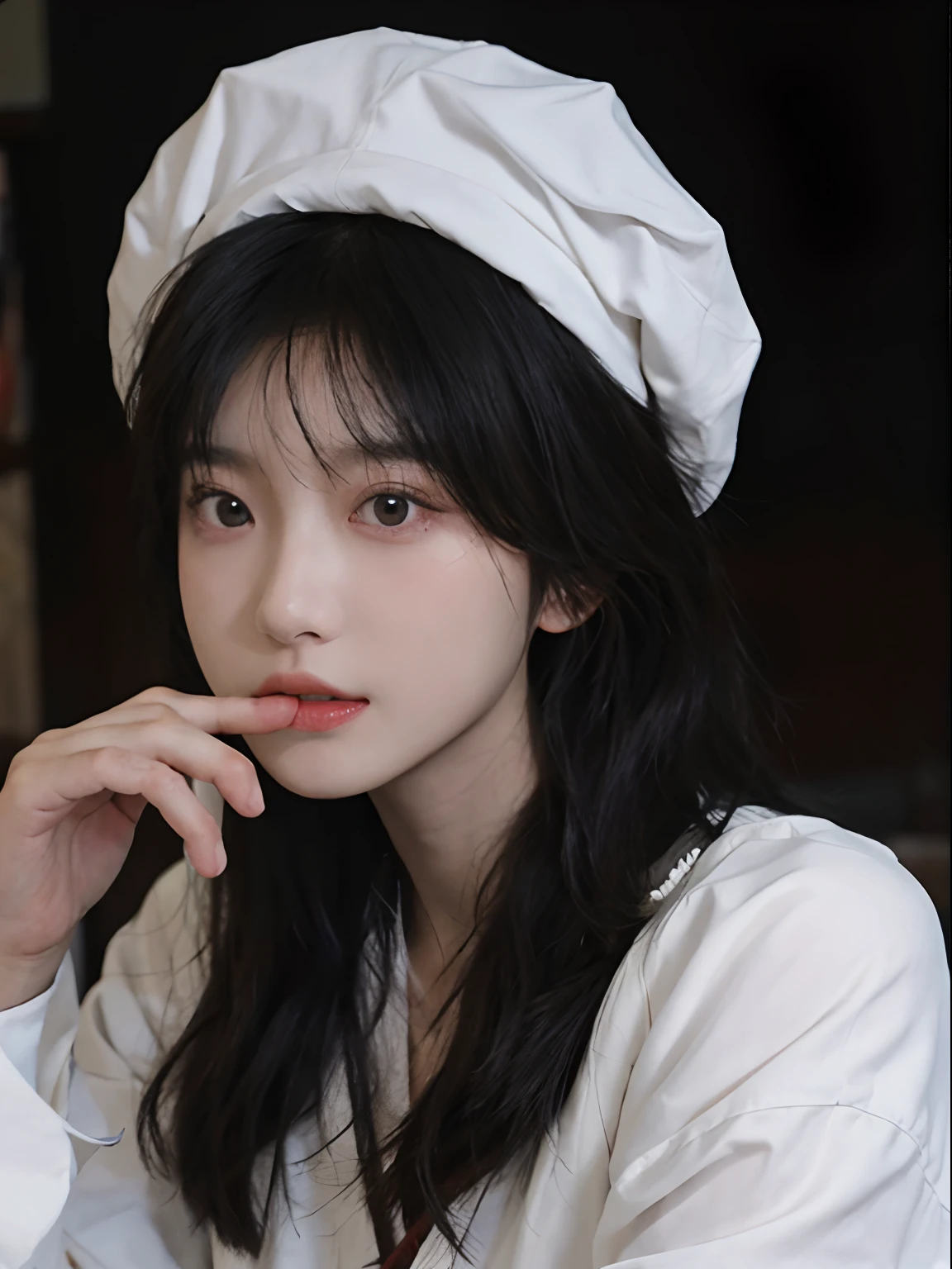 best qualtiy,tmasterpiece,超高分辨率,(realisticlying:1.4),A close-up of a white dress, Cai Xukun, gorgeous chinese models, Gorgeous young Korean woman, beautiful Korean women, yanjun cheng, xintong chen, ruan jia beautiful!, Beautiful young Korean woman,