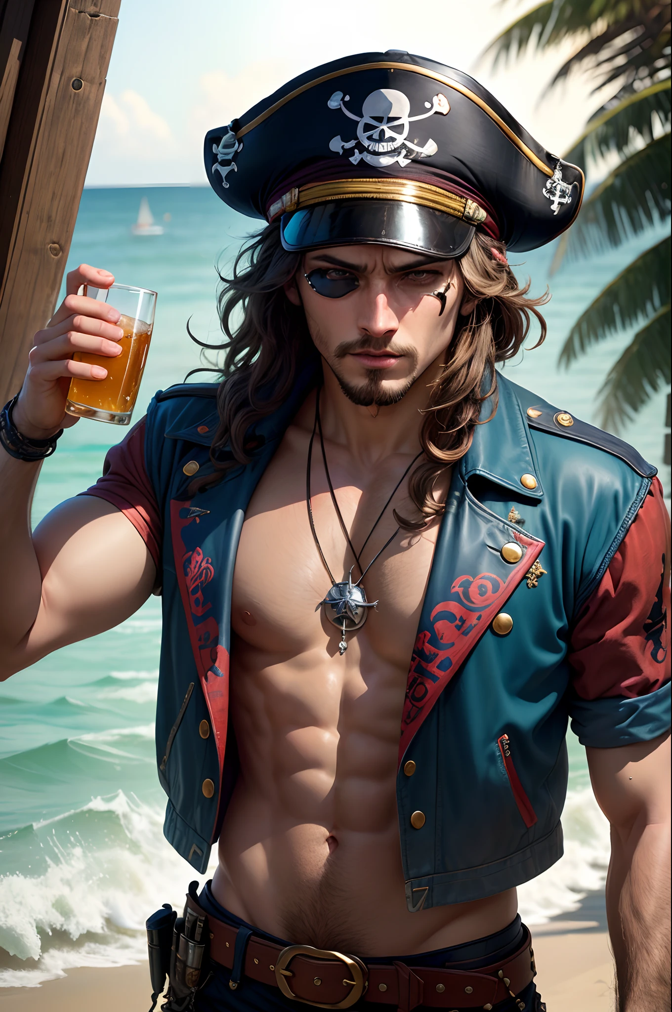 I'm the psychedelic pirate, the cyberpunk pariah, the outlandish outlaw, sailor of the asphalt ocean, captain of alcohol, tobacco, Rock and roll.