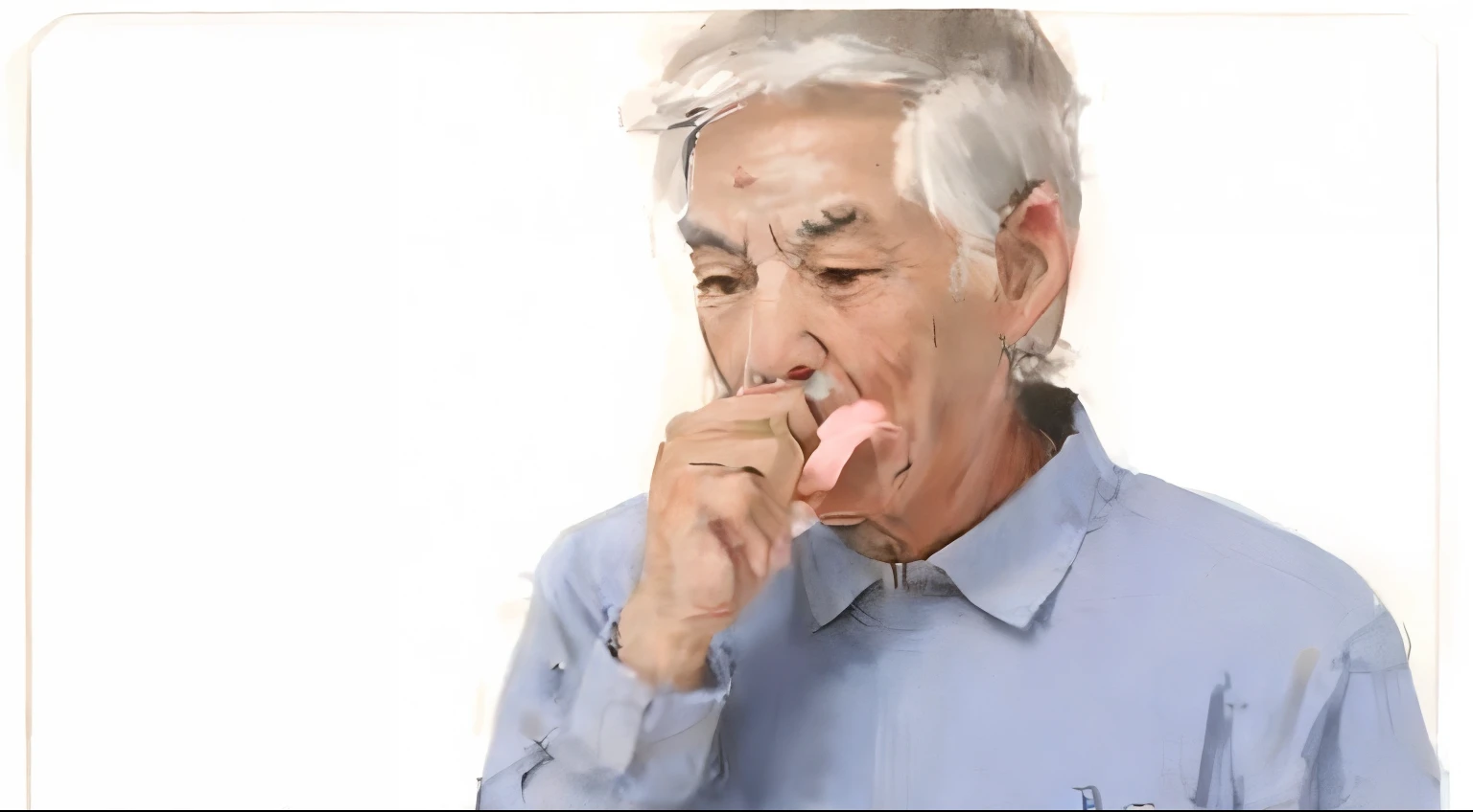 Old man cough