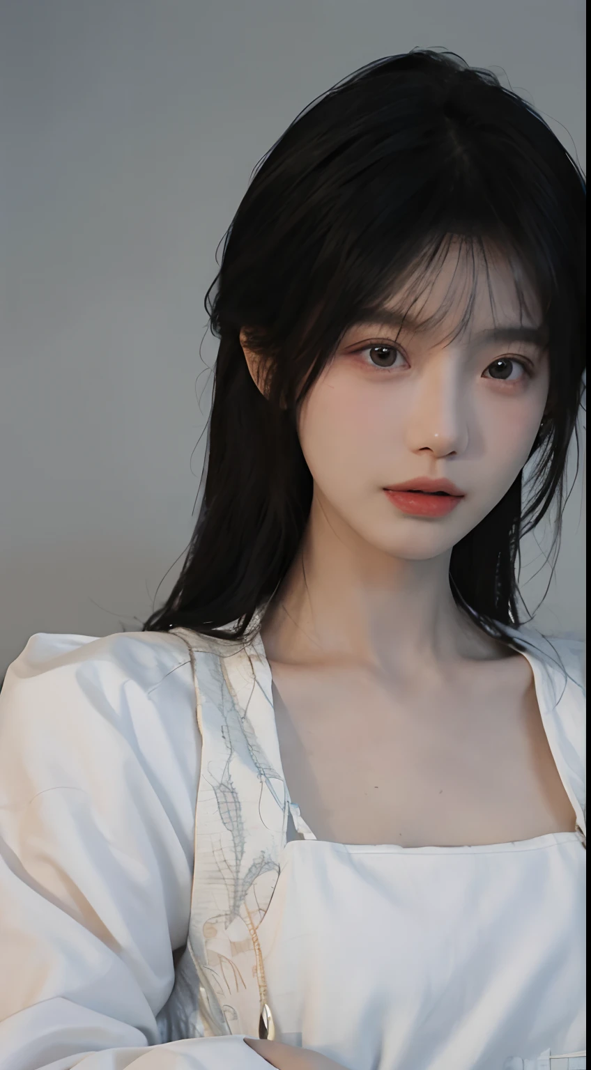 best qualtiy,tmasterpiece,超高分辨率,(realisticlying:1.4),Close-up of white dress, gorgeous chinese models, Gorgeous young Korean woman, beautiful Korean women, yanjun cheng, xintong chen, ruan jia beautiful!, Beautiful young Korean woman,