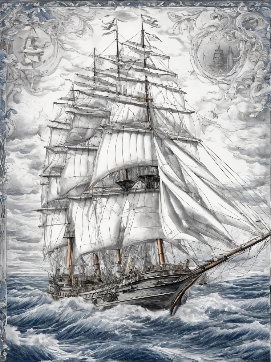 Sailboat at sea
