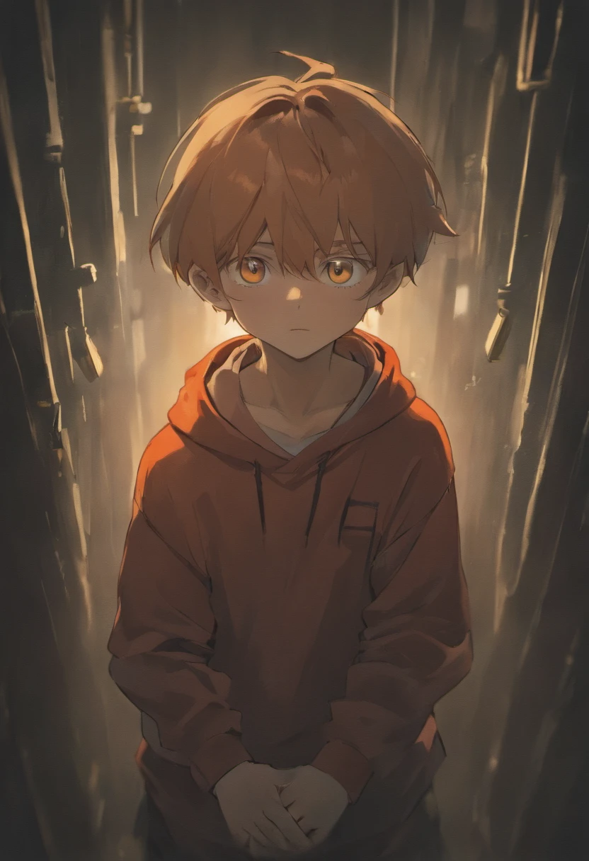 Portrait 2d drawing illustration of a father arafed boy with a teary face sitting in a dark room, a, depressed boy 2d illustration, portrait of evil boy, a portrait of a suicidal boy, beautiful portrait of a hopeless, portrait of depressed , photo of the boy, portrait of a ominous boy, intense lighting illustration , digital illustration drawing style