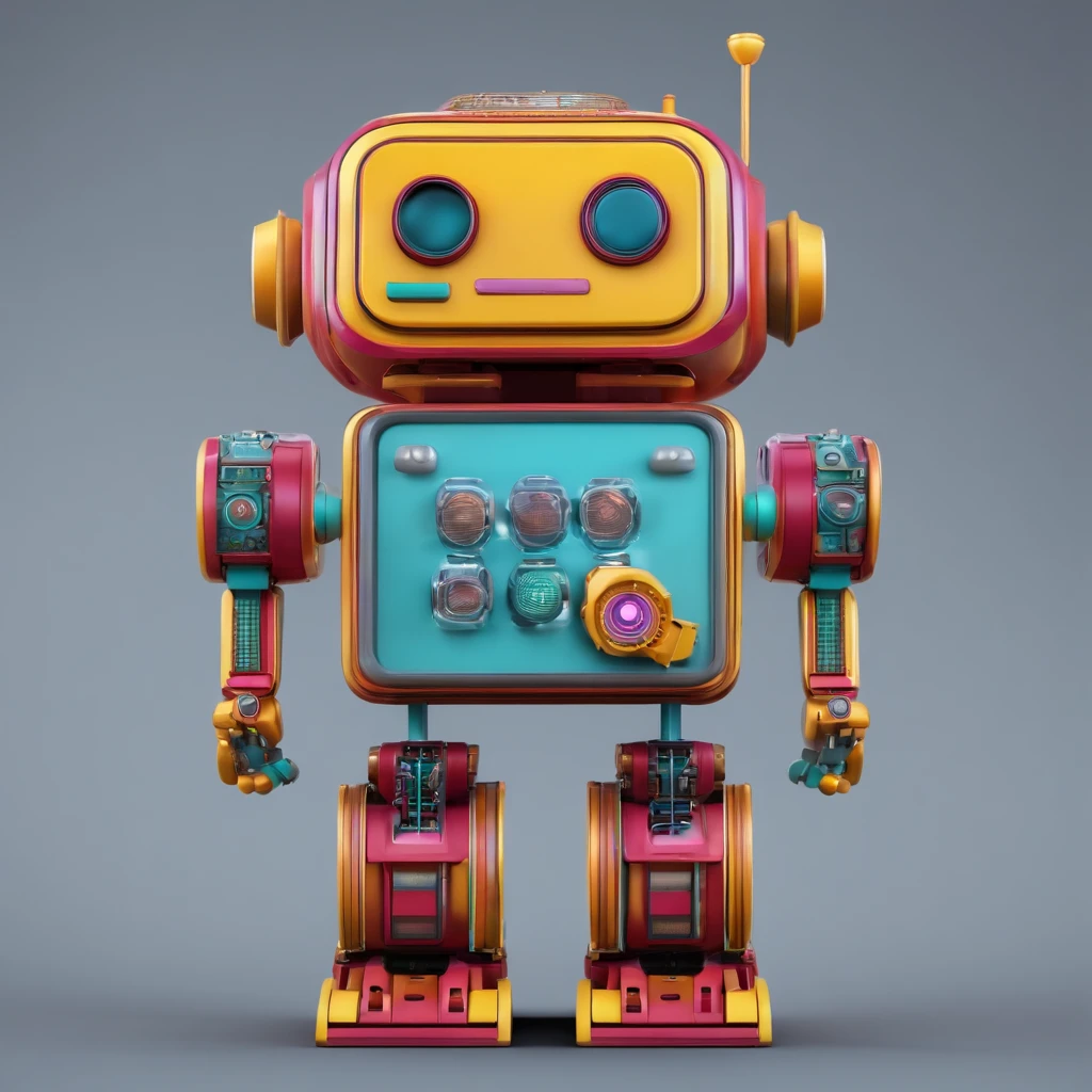 Desenhar um chatbot estilo icon em 3d