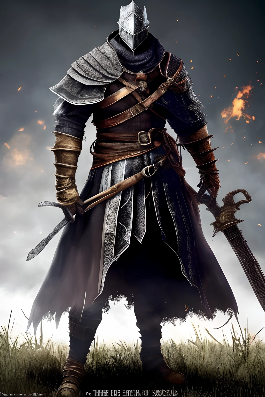 Un chevalier de lothric venant du jeu dark souls 3