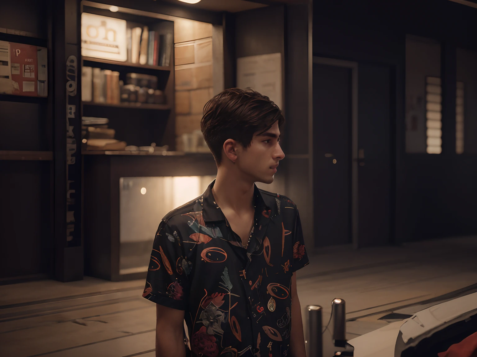 Change background Syberpunk handsome boy, realistic face , 8k , Ultra realistic
