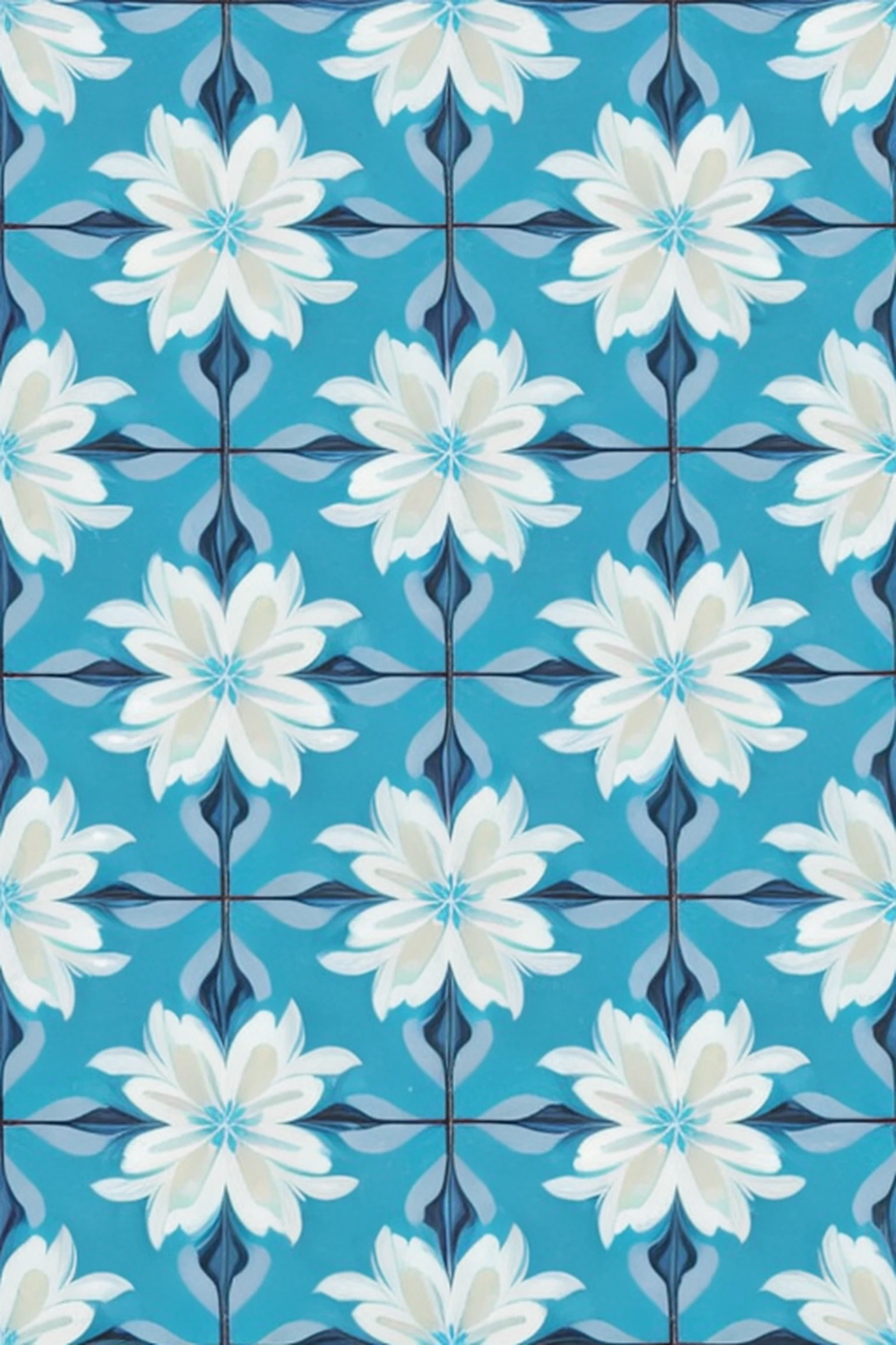 floral wonderland seamless water coolour --tile