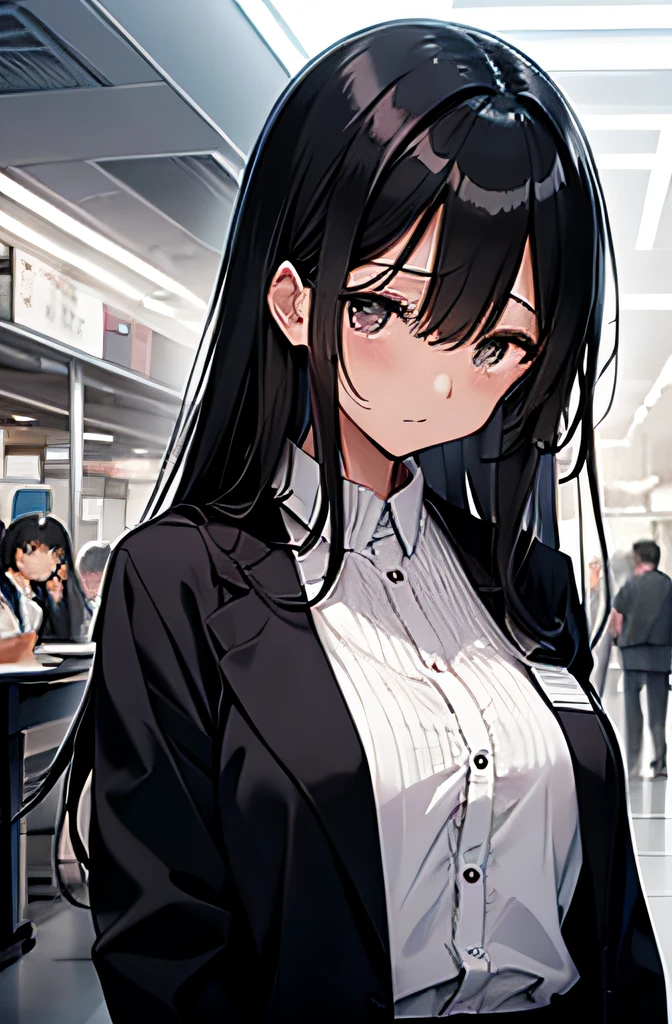 (((Remove unnecessary arms and draw the background、Match the background to the surroundings))),