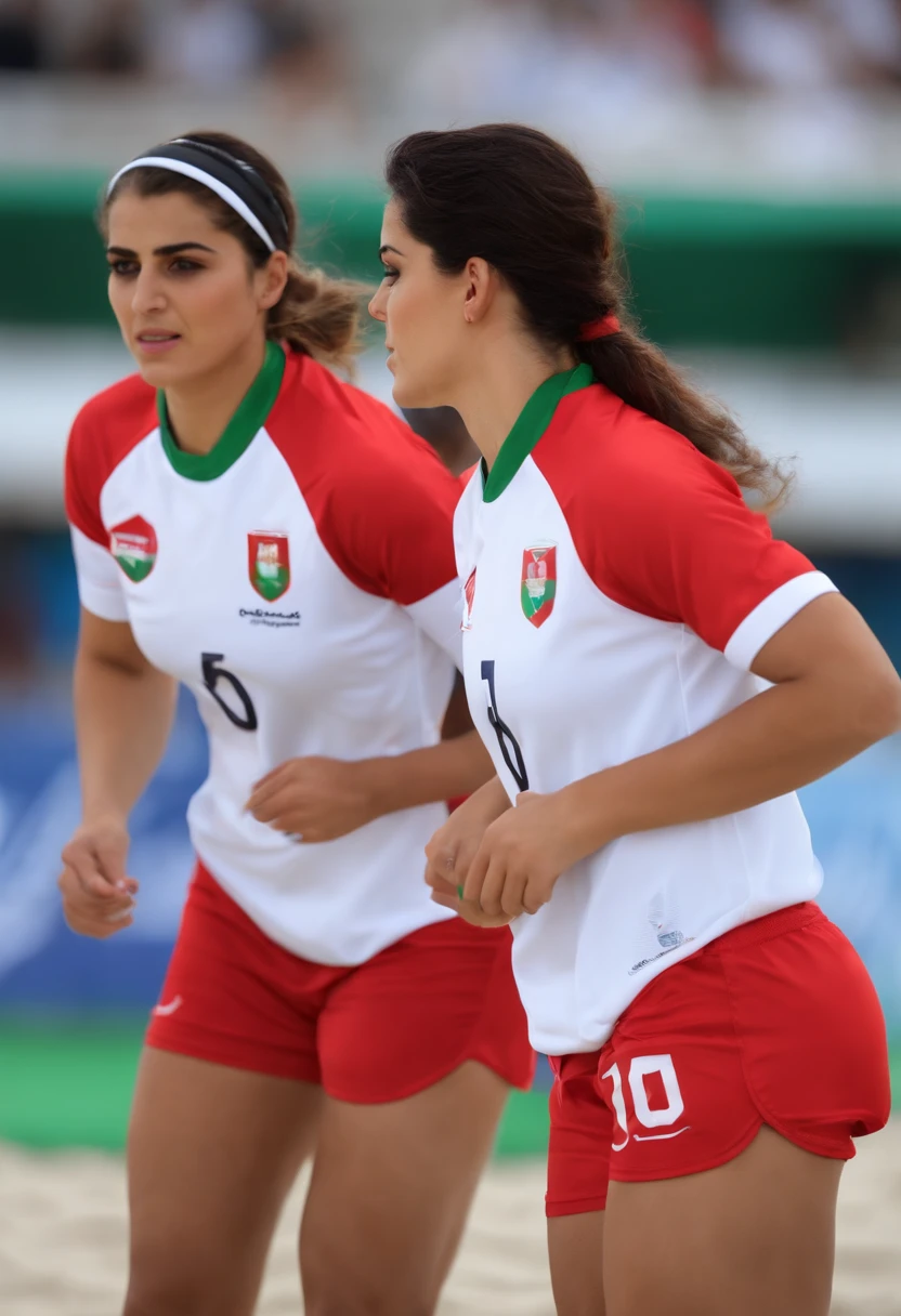 The uniform of the national women's beach football team of Iran