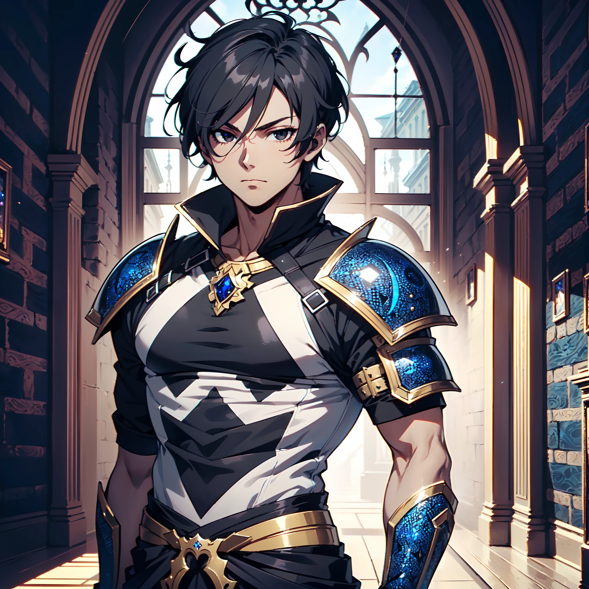128K Ultra High Definition,
128K Ultra High Quality,
128K Ultra High Resolution,
Best Definition,
Best Quality,
Best Resolution,
Perfectly Detailed,
Perfectly Designed,
Extremely Detailed,
Extremely Designed,
Hyper Detailed,
Hyper Definition,
Hyper Quality,
Hyper Resolution,
Masterpiece,
(((Anime))),
Body Shot,
(((Boy))),
Handsome,
Muscular Body,
(((Black Short Hair))),
(((Black Eyes))),
(((Hyper Detailed & Perfectly Designed With Ultra High Quality Blue Sapphire Engravings & Jeweled Ninja Armor))),
(((Inside Of Medieval Royal Palace Background Scenery))),