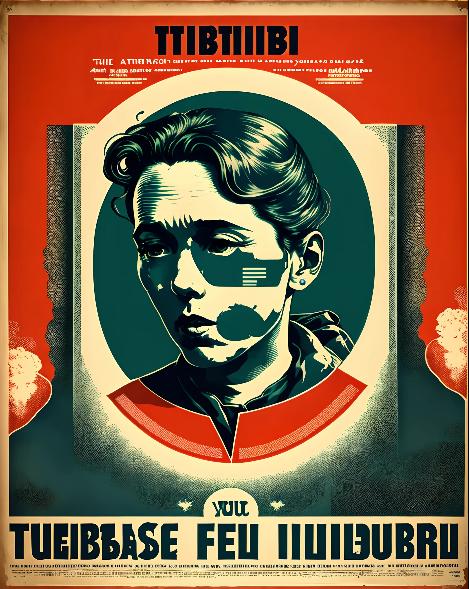 Propaganda poster Tuberculosis