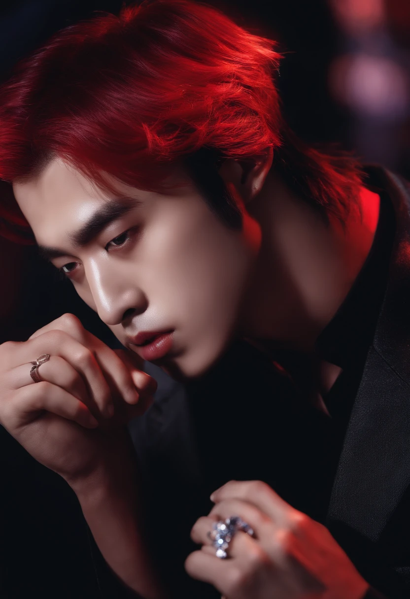 BTS jin like a vampire