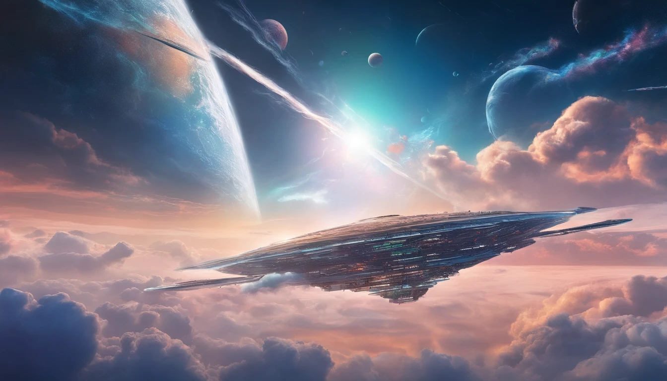 Generate a realistic image of clouds