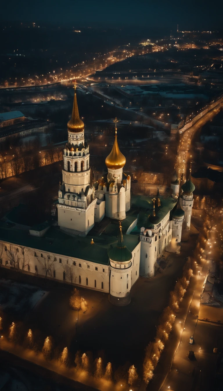 Kremlin photographed from the air
