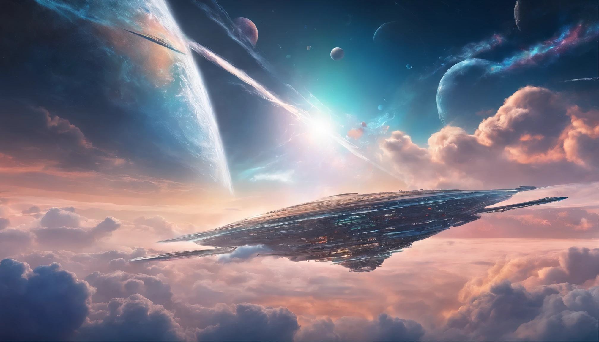 Generate a realistic image of clouds