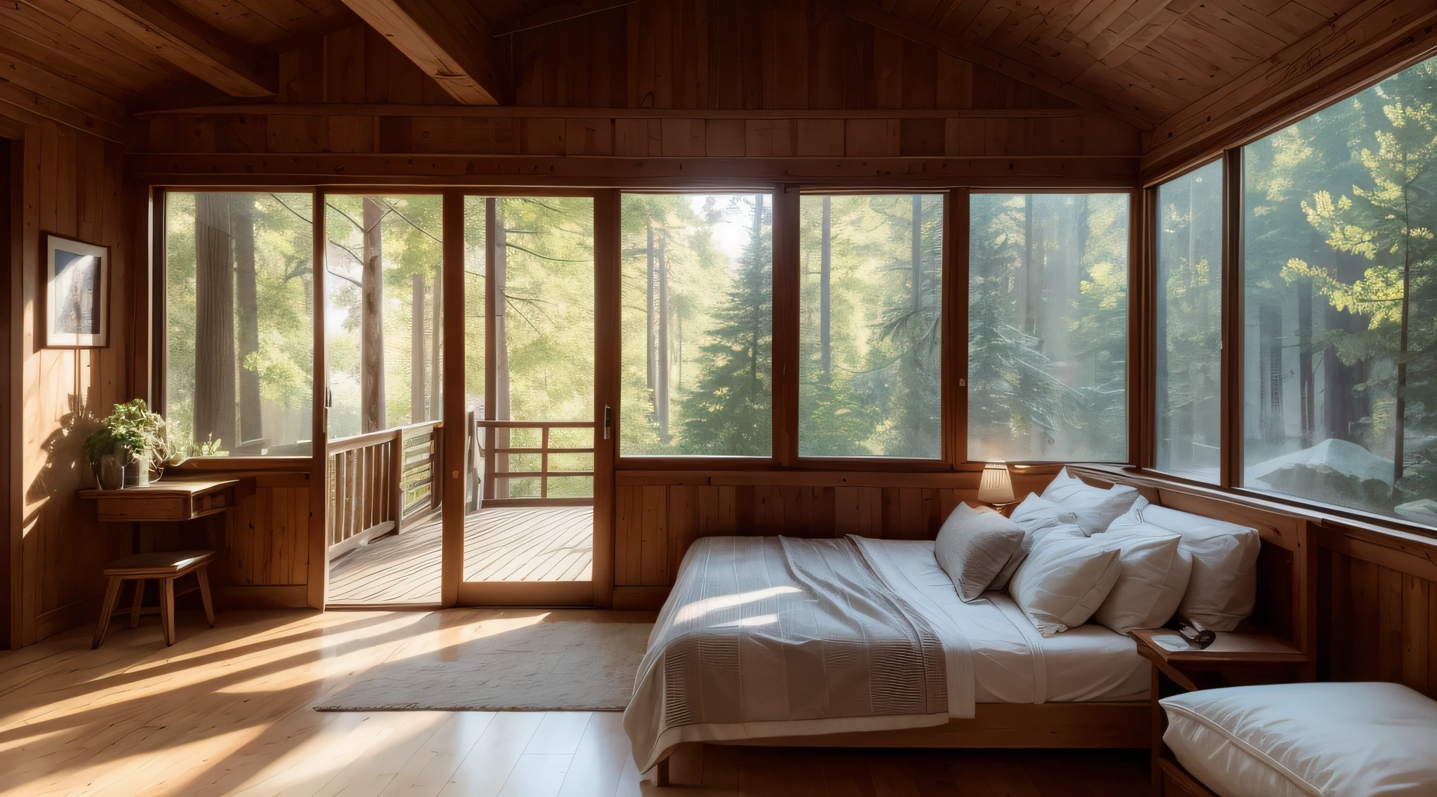 Cabin in the woods，masterpiece:1.15, (extremely detailed CG unity 8k wallpaper:1.05), (finely detail:1.1), (ultra-detailed:1.1), (exquisite illustrations:1.05), (best quality:1.05), (highres:1.05),fantasy, (an extremely delicate and beautiful:1.05), cinematic lighting, volume lighting, bloom effect, light particles, (layering:1.05),FHD（1080P/2K/4K/8K）,high details,hyper realistic,unreal engine5