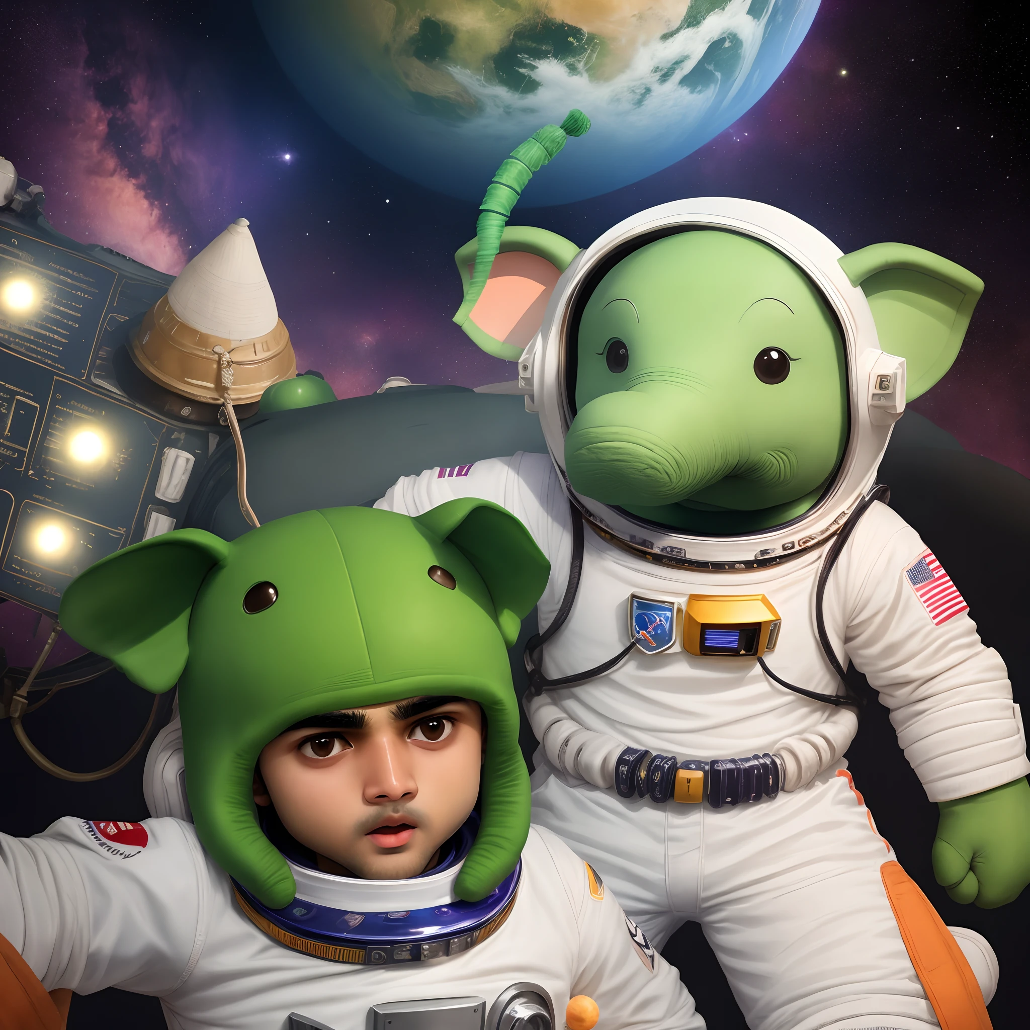 Babar Azam in space